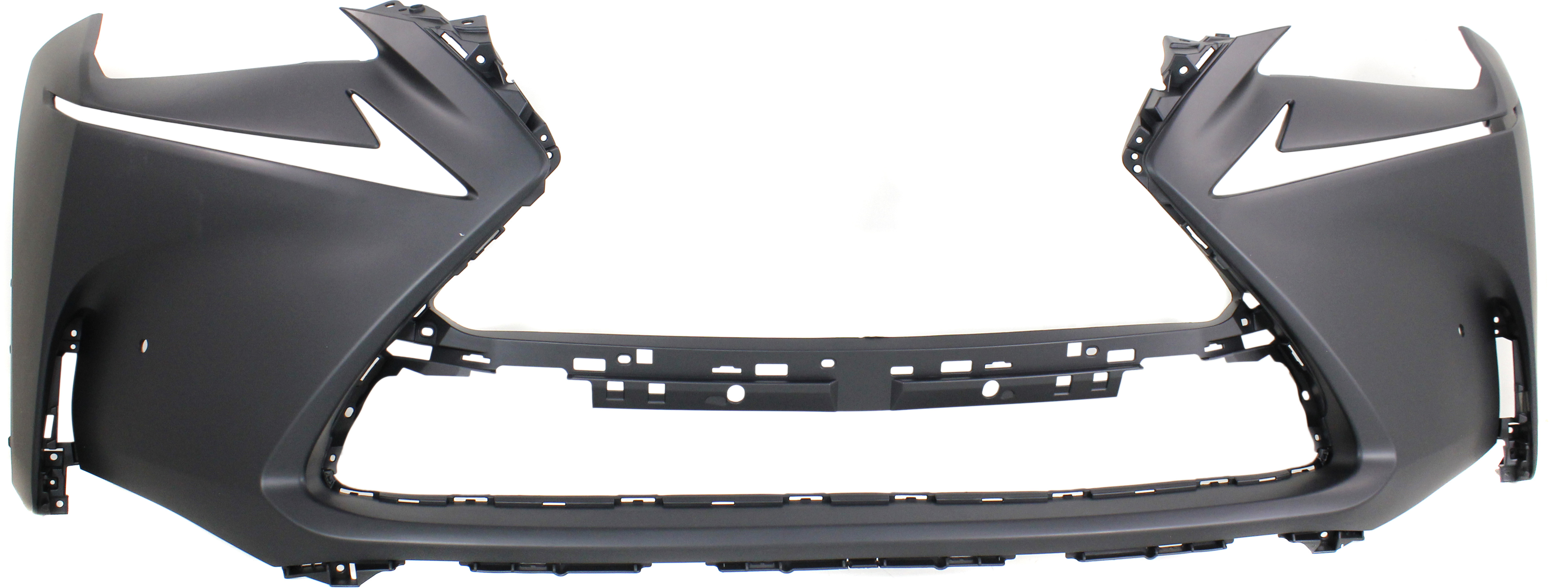 AM NX200T 15-17 FRONT BUMPER COVER Primed w F Sport Pkg w Park Distance Control Sensor Holes w o Headlight Washer Holes SKU REPLX010315P Partslink LX1000301 OEM 5211978912