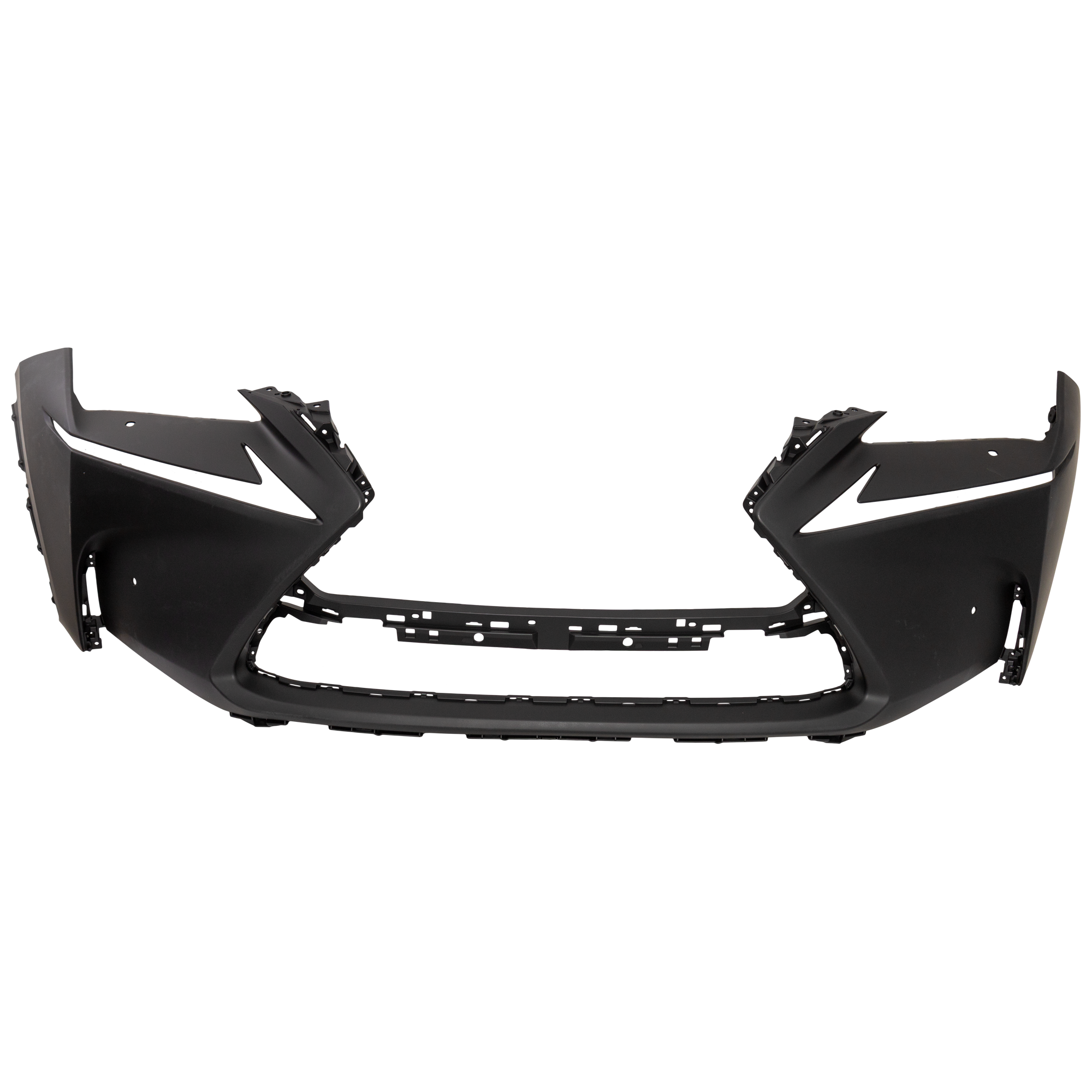 AM NX200T 15-17 FRONT BUMPER COVER Primed w F Sport Pkg w Park Distance Control Sensor Holes w Headlight Washer Holes CAPA SKU REPLX010316PQ Partslink LX1000302C OEM 5211978901