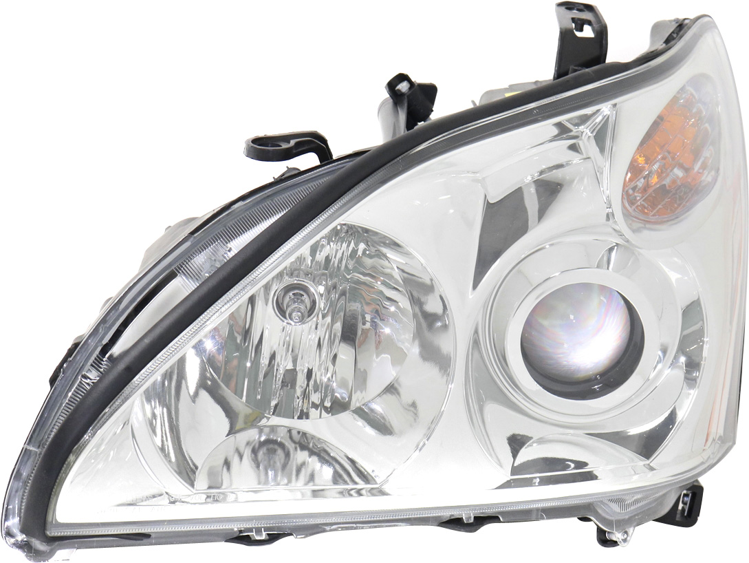 AM RX330-04-06 HEAD LAMP LH Assembly HID Xenon w o AFS USA Built SKU REPLX100102 Partslink LX2502159 OEM 811500E020