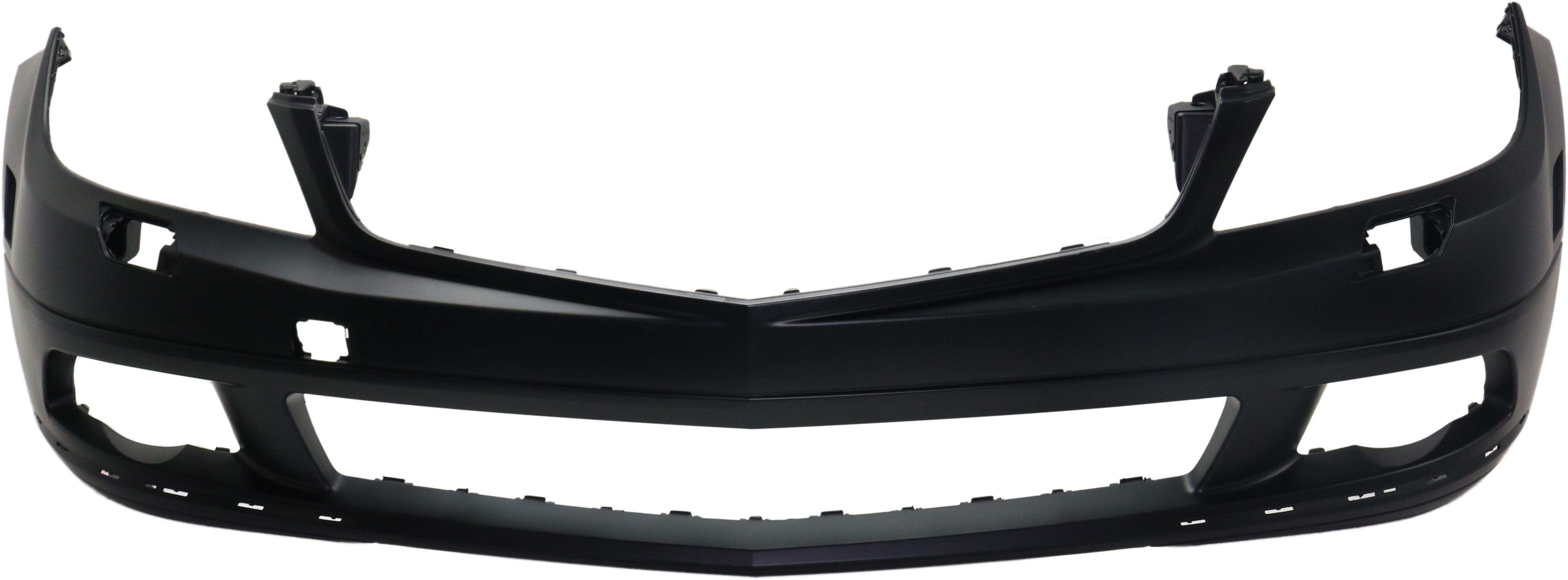 AM C CLASS 08-11 FRONT BUMPER COVER Prmd Exc. C63 AMG Model w o AMG Pkg w HLW Holes w o Ptronic Holes CAPA SKU REPM010306Q Partslink MB1000297C OEM 2048801140