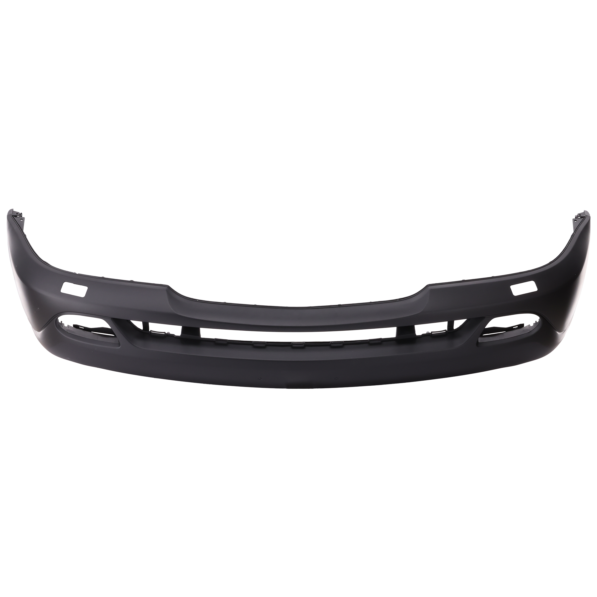 AM ML CLASS 01-05 FRONT BUMPER COVER Primed w HLW Holes w o Parktronic Holes SKU REPM010308P Partslink MB1000163 OEM 1638804670