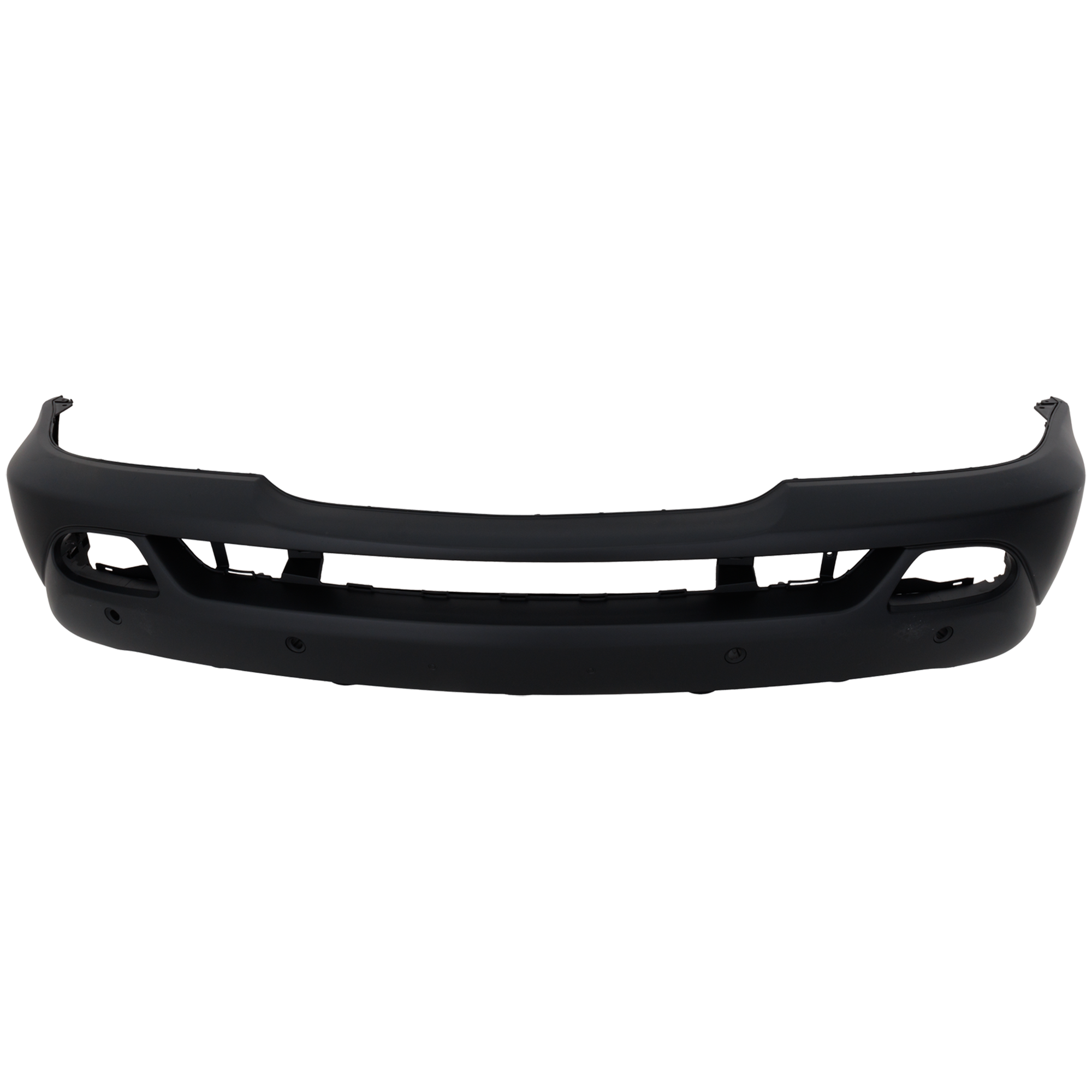 AM ML CLASS 01-05 FRONT BUMPER COVER Primed w o HLW Holes w Parktronic Holes SKU REPM010309P Partslink MB1000164 OEM 1638804770