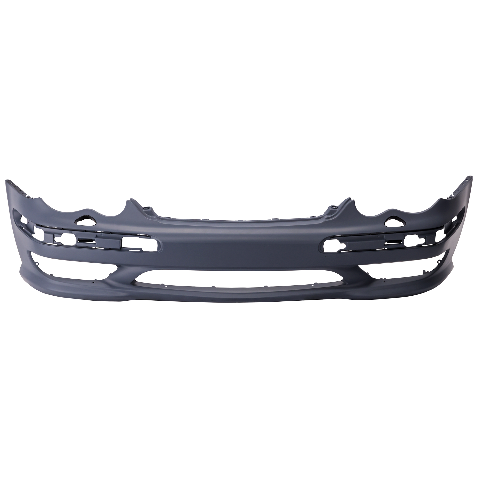 AM C CLASS 01-05 FRONT BUMPER COVER Primed w Avantgarde and AMG Styling Pkg w HLW Holes Sdn Wgn SKU REPM010329P Partslink MB1000153 OEM 2038851825
