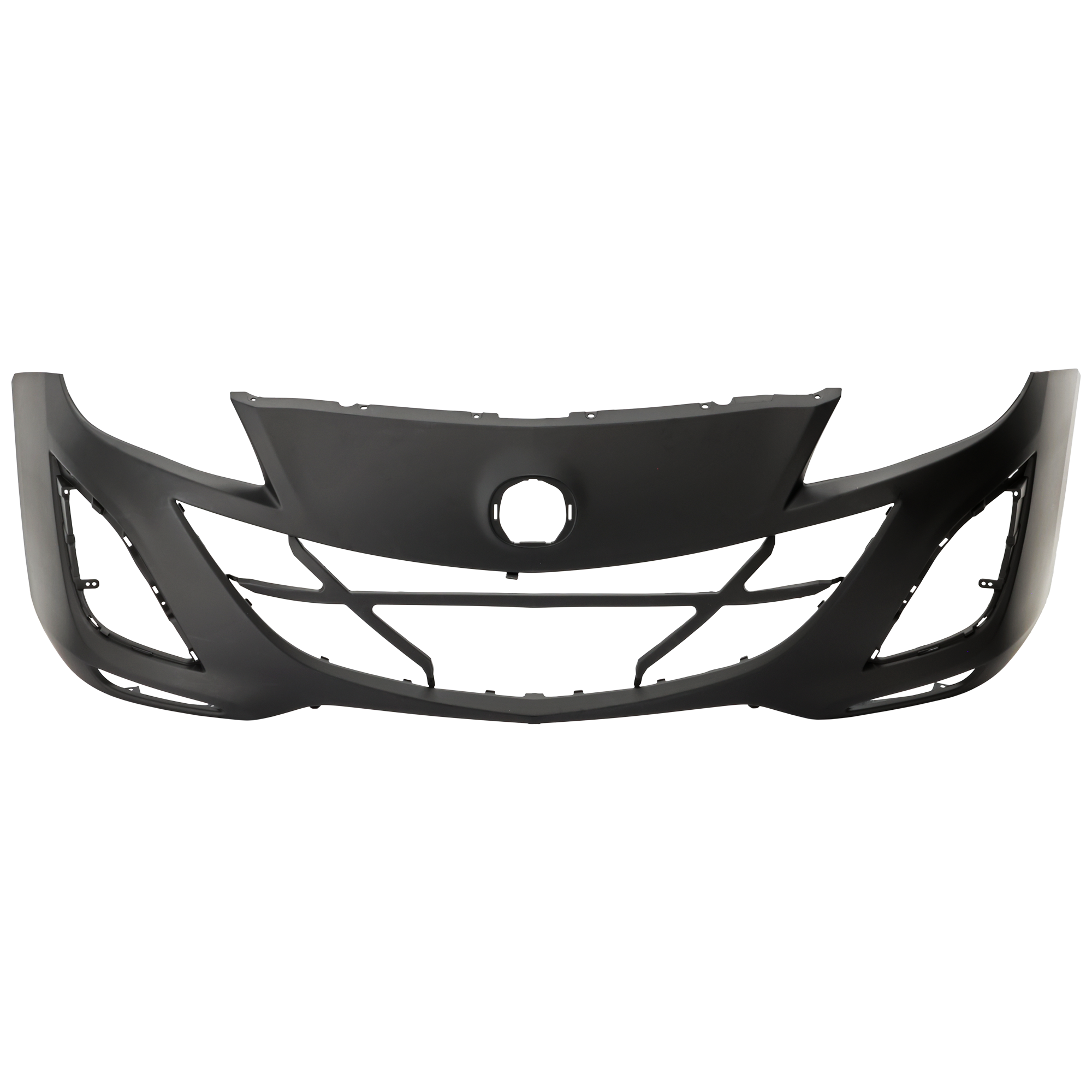AM MAZDA 3-10-11 FRONT BUMPER COVER Primed 2.5L 2.0L 2.3L 11-11 CAPA SKU REPM010342PQ Partslink MA1000224C OEM BBN250031KBB
