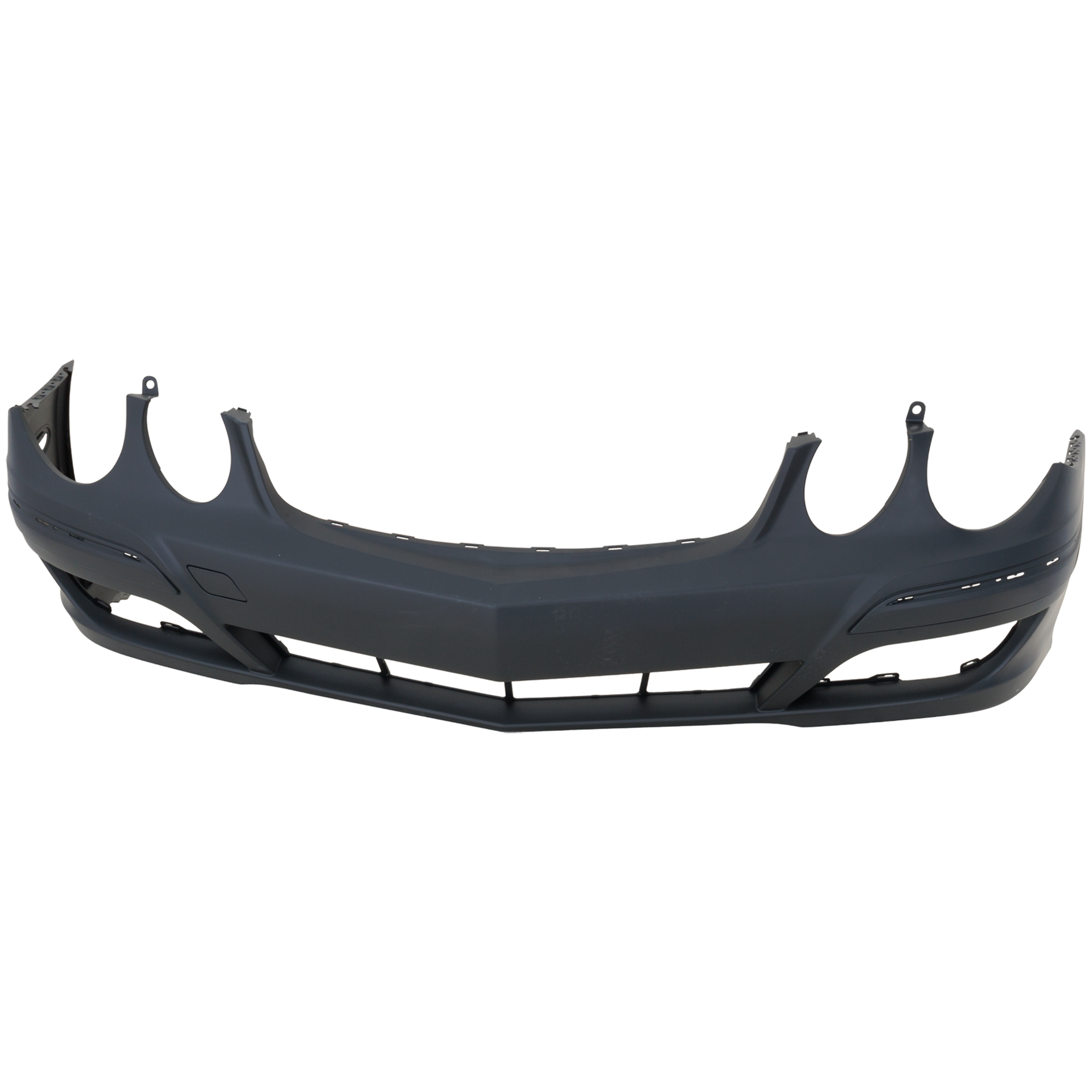AM E CLASS 07-09 FRONT BUMPER COVER Prmd w o AMG Styling and Sport Pkg w o HLW and Parktronic Holes SKU REPM010363P Partslink MB1000271 OEM 2118802340