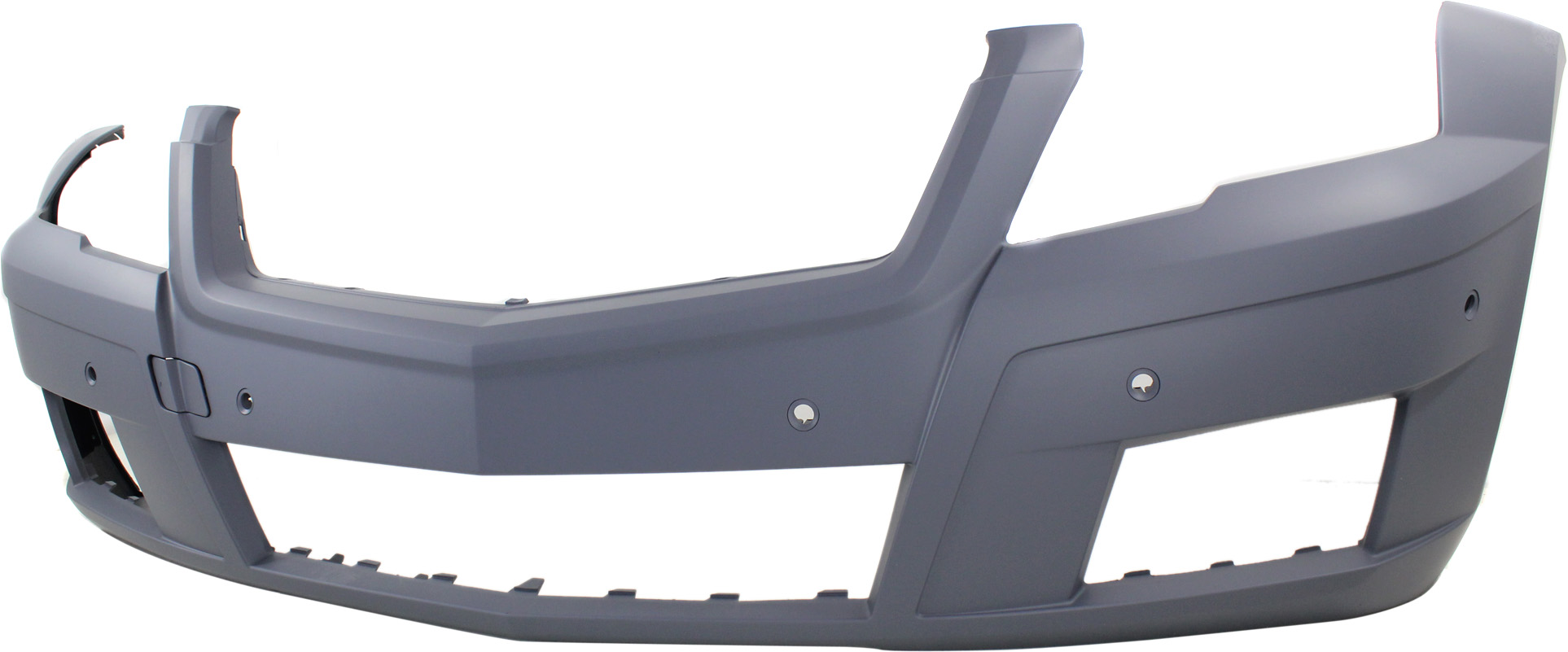 AM GLK350-10-12 FRONT BUMPER COVER Prmd w o AMG Styling OOR Pkgs w o HLW Holes w Parktronic SKU REPM010371 Partslink MB1000300 OEM 2048804340