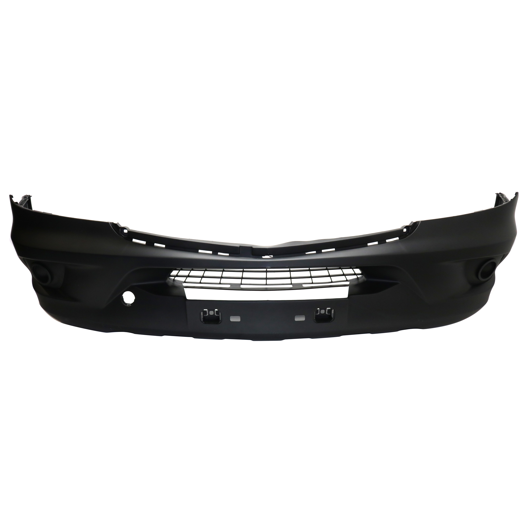 AM MERCEDES BENZ SPRINTER 14-18 FRONT BUMPER COVER Textured w o Headlight Washer Parking Aid Sensor Fog Light Holes and Collision Warning RWD CAPA SKU REPM010385Q Partslink MB1000479C OEM 90688015709B51