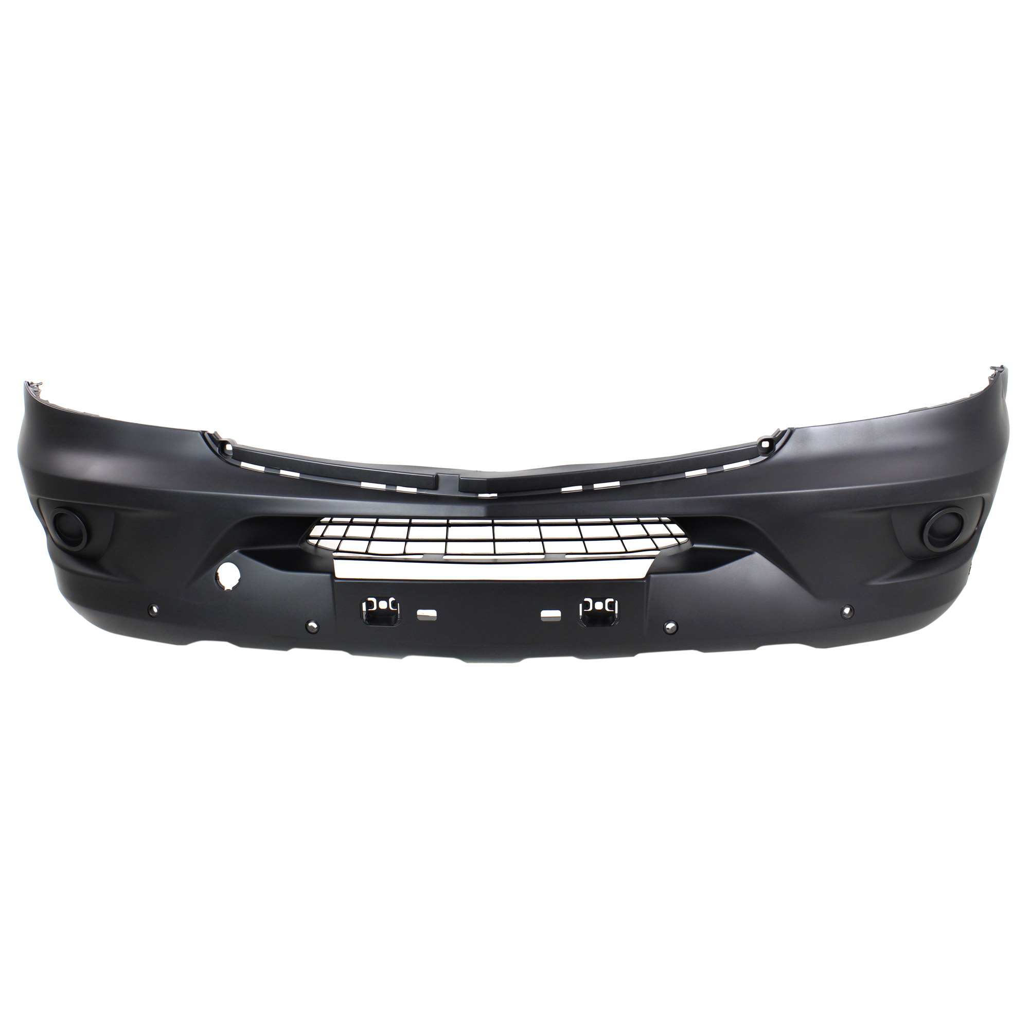 AM MERCEDES BENZ SPRINTER 14-18 FRONT BUMPER COVER Textured w o HLW FL Holes and Colln Warn w PAS Holes RWD CAPA SKU REPM010407Q Partslink MB1000480C OEM 90688017709B51