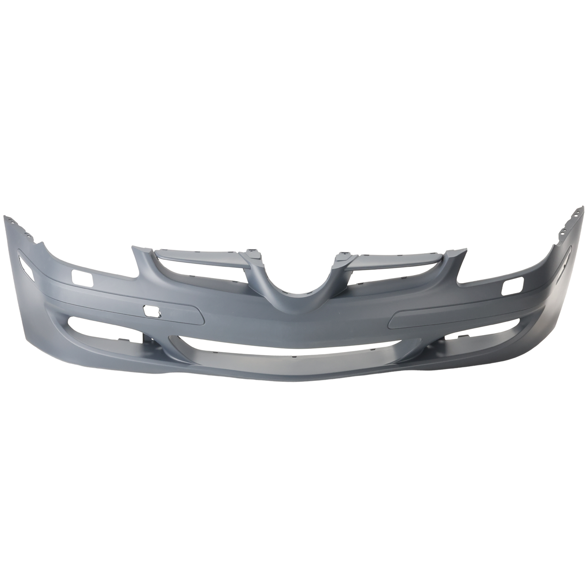 AM SLK280 SLK350-05-08 FRONT BUMPER COVER Primed w Headlight Washer Holes w o AMG Styling Package and Parktronic Holes SKU REPM010413P Partslink MB1000275 OEM 1718852925