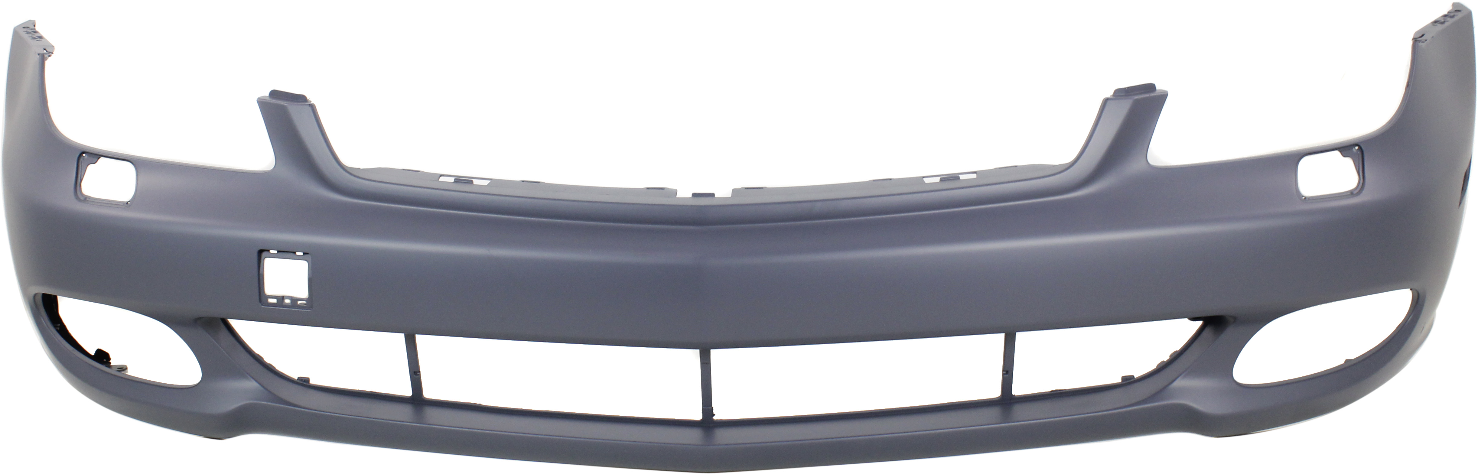 AM CLS500 CLS550-06-11 FRONT BUMPER COVER Primed w o Sport AMG Styling Pkg w o Parktronic Holes SKU REPM010415P Partslink MB1000228 MB1000322 OEM 2198800340-2198801240