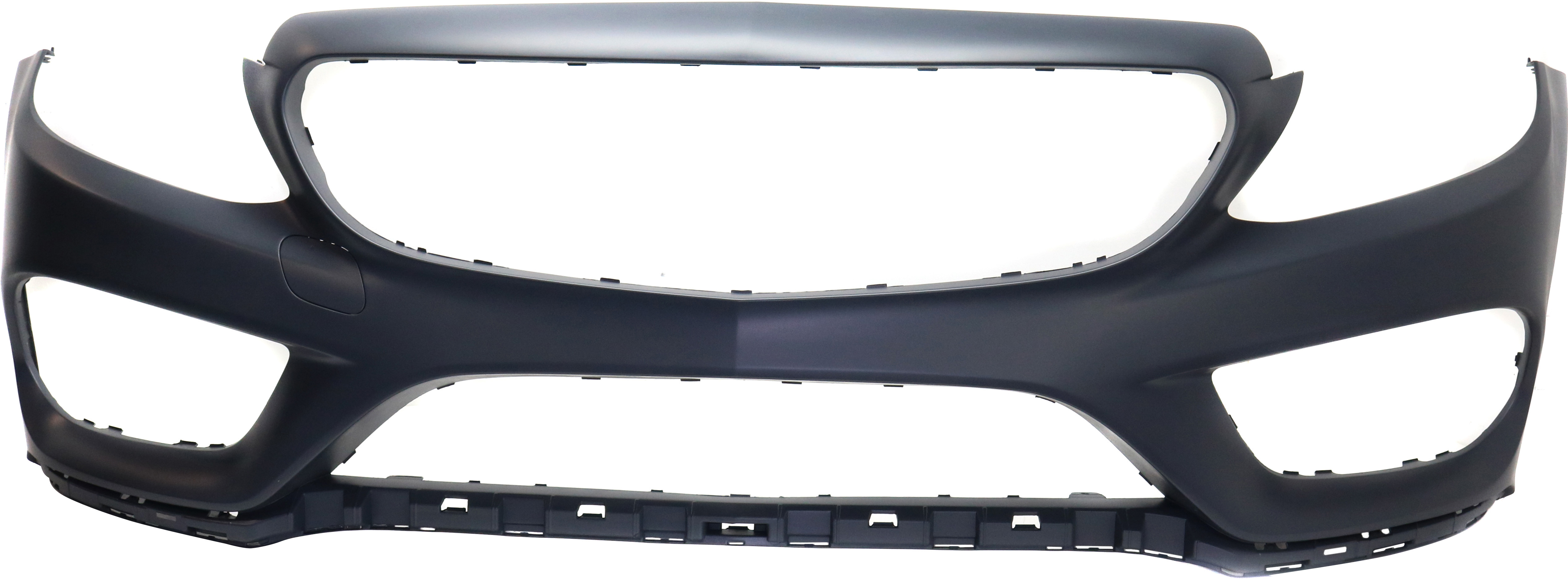 AM C CLASS 15-18 FRONT BUMPER COVER Primed Exc. C63 C350 Models w AMG Styling Pkg Convertible Coupe Sedan w o Parktronic Holes w Camera Hole SKU REPM010416P Partslink MB1000478 OEM 20588023409999