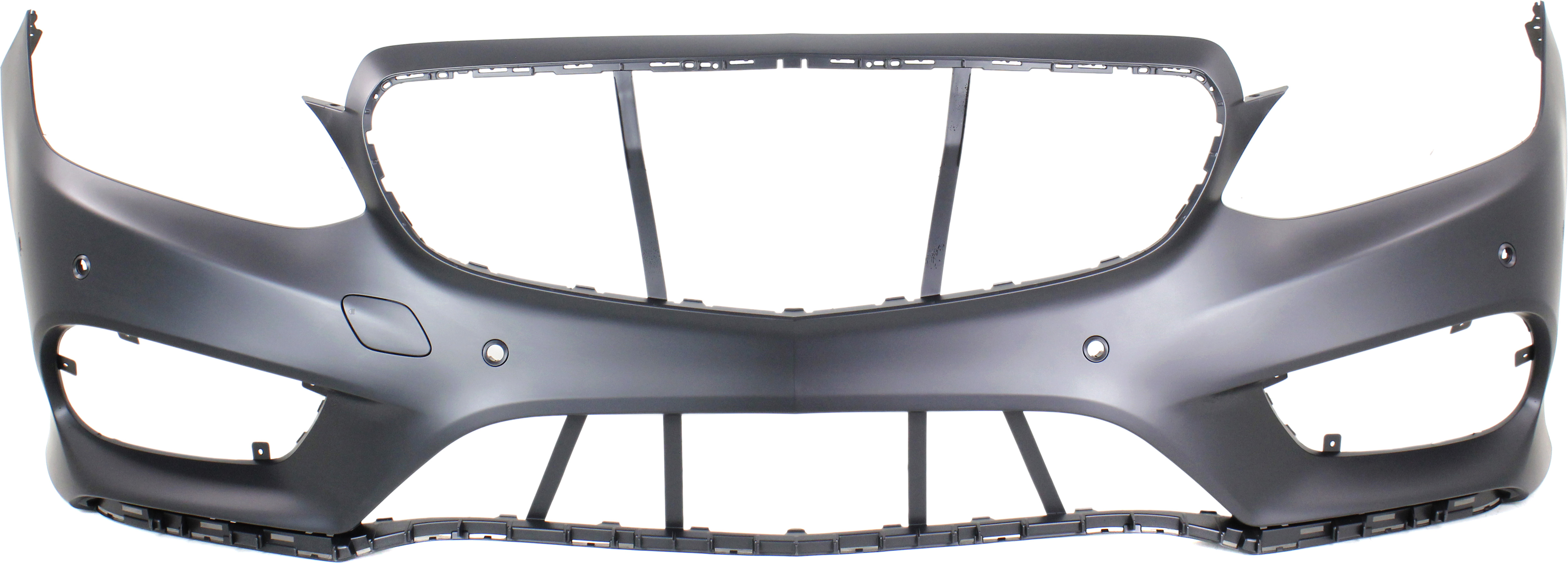 AM E CLASS 14-16 FRONT BUMPER COVER Prmd w AMG Styling Pkg w Parktronic Holes Sedan Wagon SKU REPM010417P Partslink MB1000411 OEM 21288527389999