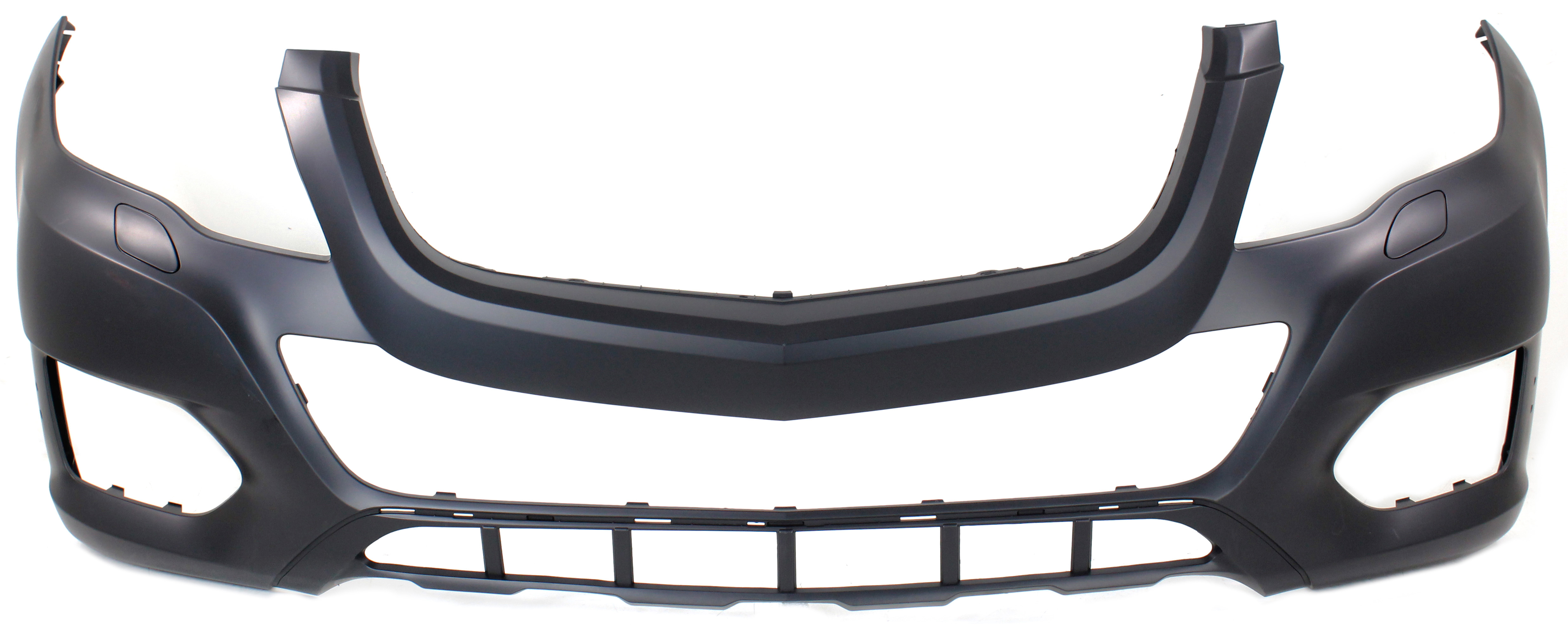 AM GLK CLASS 13-15 FRONT BUMPER COVER Prmd w o AMG Styling Pkg w HLW Holes w o Parktronic Holes SKU REPM010420P Partslink MB1000401 OEM 2048802149