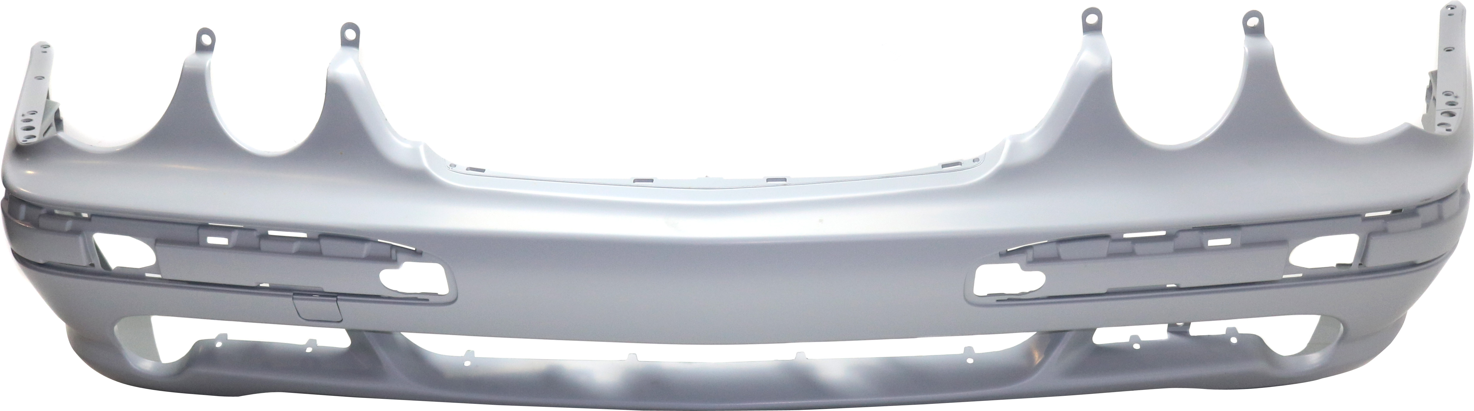 AM E CLASS 00-03 FRONT BUMPER COVER Primed w AMG Styling Pkg w o HLW Holes Sedan 00-03 Wagon SKU REPM010423P Partslink MB1000143 OEM 2108852525
