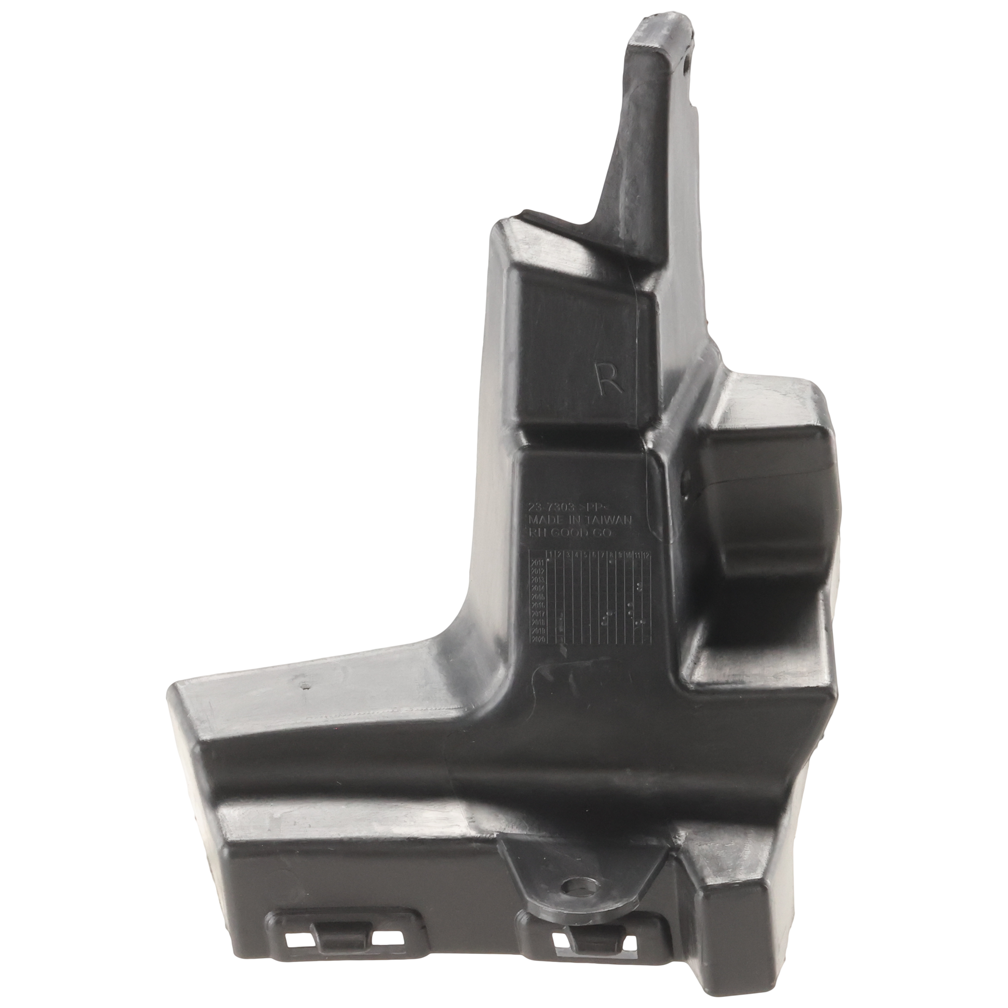 AM E CLASS 10-13 FRONT BUMPER BRACKET RH Lower Reinforcement Bracket Sedan Wagon SKU REPM013111 Partslink MB1027100 OEM 2128850316