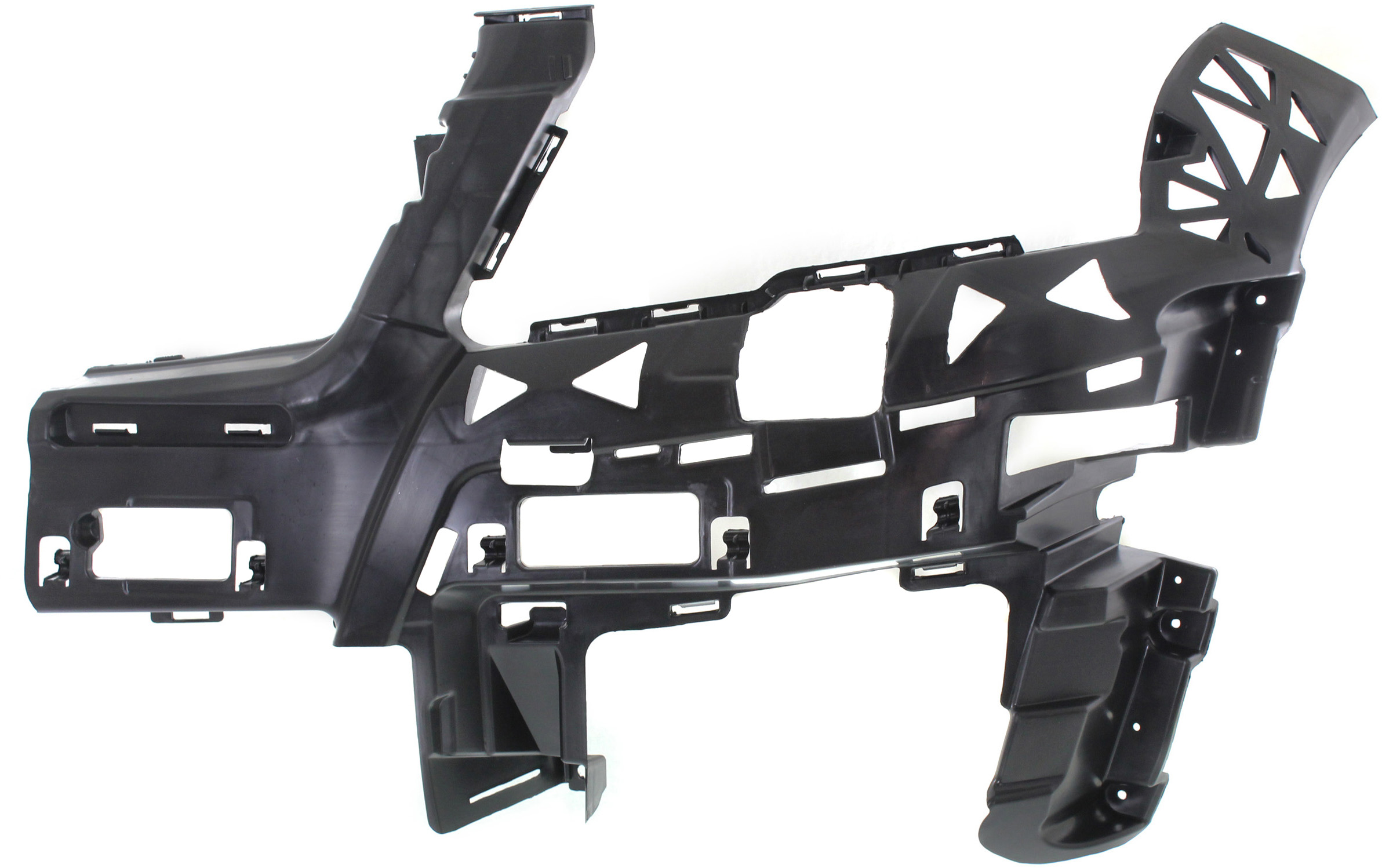 AM GLK CLASS 10-12 FRONT BUMPER BRACKET LH Base Carrier w o AMG Styling Pkg. Plastic SKU REPM013148 Partslink MB1042103 OEM 2048851965
