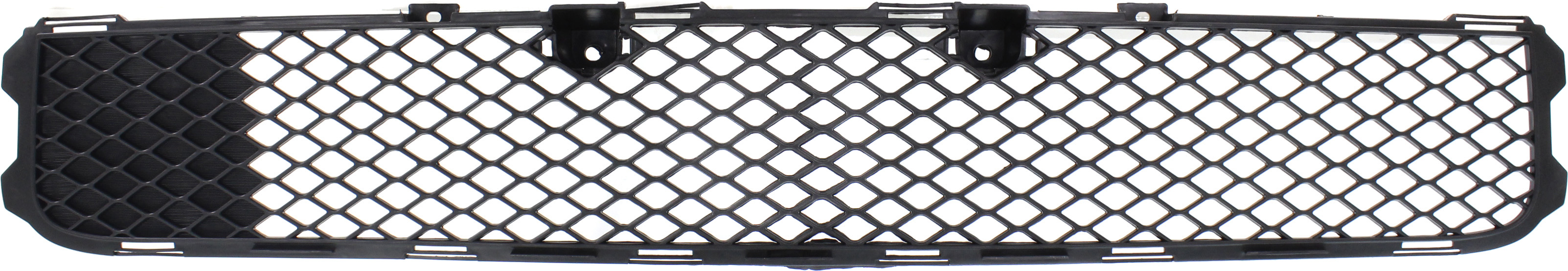 AM LANCER 08-15 FRONT BUMPER GRILLE Textured Black w o Turbo Exc. Evolution Ralliart Models SKU REPM015304 Partslink MI1036101 OEM 6400A827