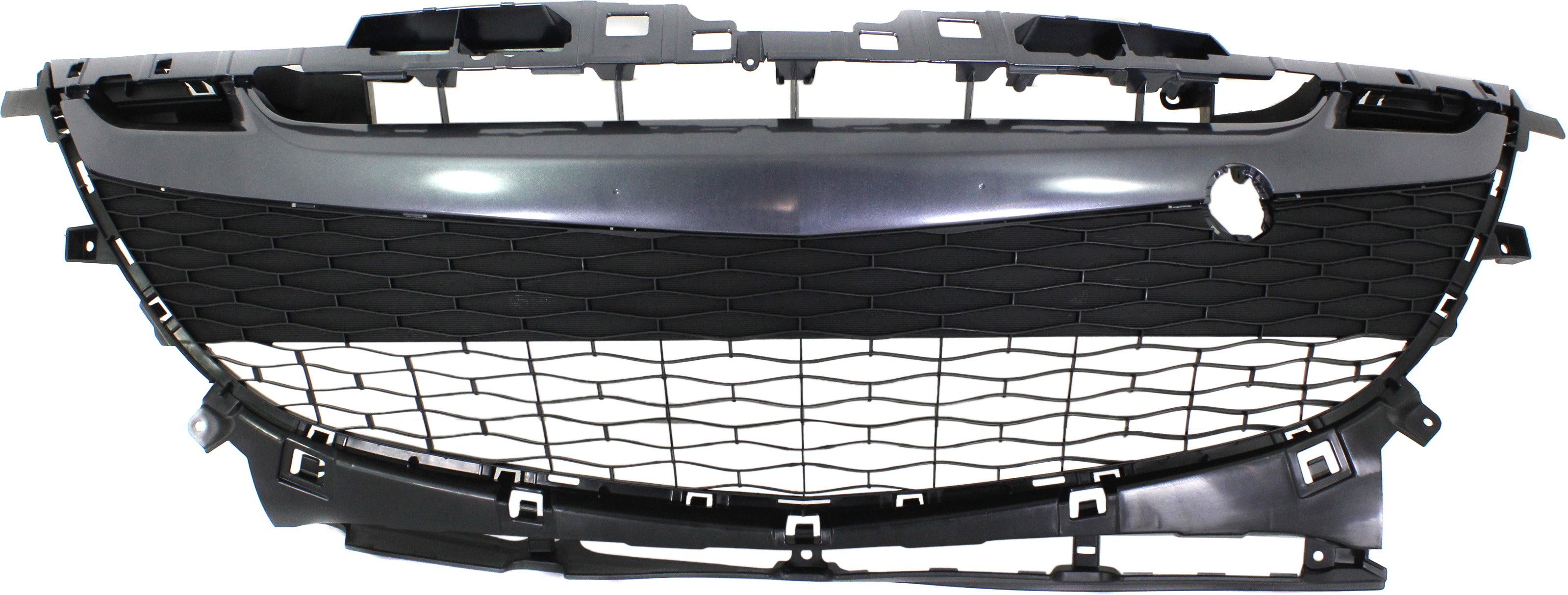 AM MAZDA 3-10-11 FRONT BUMPER GRILLE Gray 2.5L SKU REPM015308 Partslink MA1036114 OEM BBN2501T0K