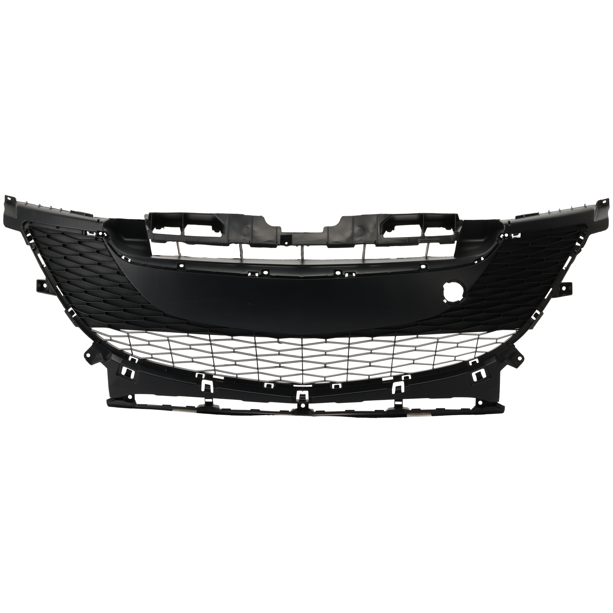 AM MAZDA 3-10-11 FRONT BUMPER GRILLE Textured Gray 2.0L Eng. SKU REPM015317 Partslink MA1036112 OEM BBM4501T1H