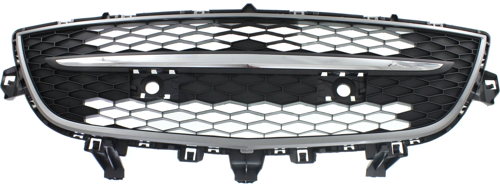 AM CX 9-10-12 FRONT BUMPER GRILLE Lower Chrome Black SKU REPM015338 Partslink MA1036119 OEM TE69501T0A