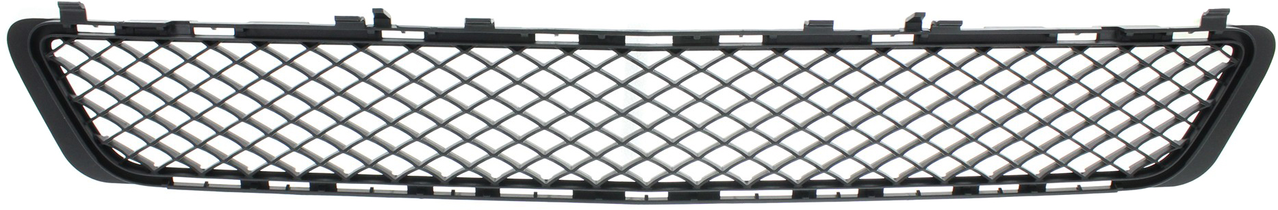 AM E CLASS 12-13 FRONT BUMPER GRILLE Textured Black w o AMG Pkg Exc. E63 AMG E300 Model Sdn Wgn SKU REPM015346 Partslink MB1036131 OEM 2128850523