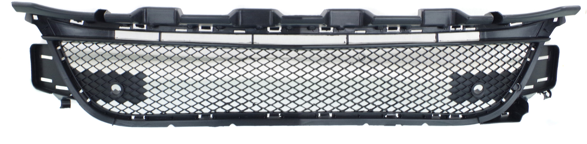 AM CLA250-14-16 FRONT BUMPER GRILLE Center Txtd w Mlding Holes and Sport Ed. w AMG Pkg and IPAS Holes SKU REPM015360 Partslink MB1036141 OEM 1178852722