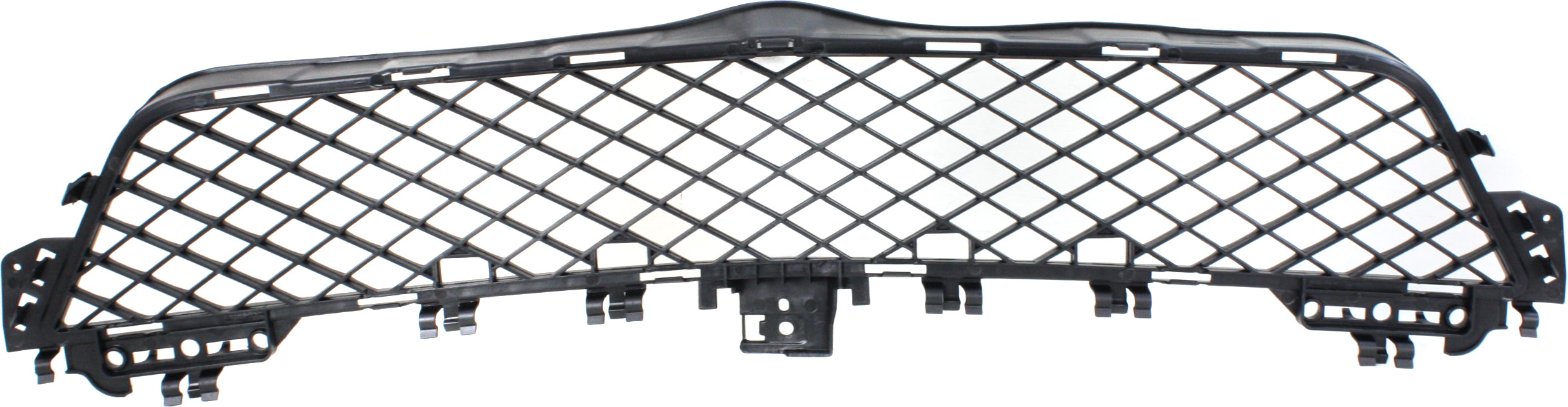 AM C CLASS 12-15 FRONT BUMPER GRILLE Center w o AMG Pkg and Parktronic Holes Coupe Sedan 12-14 SKU REPM015371 Partslink MB1036151 OEM 2048850624