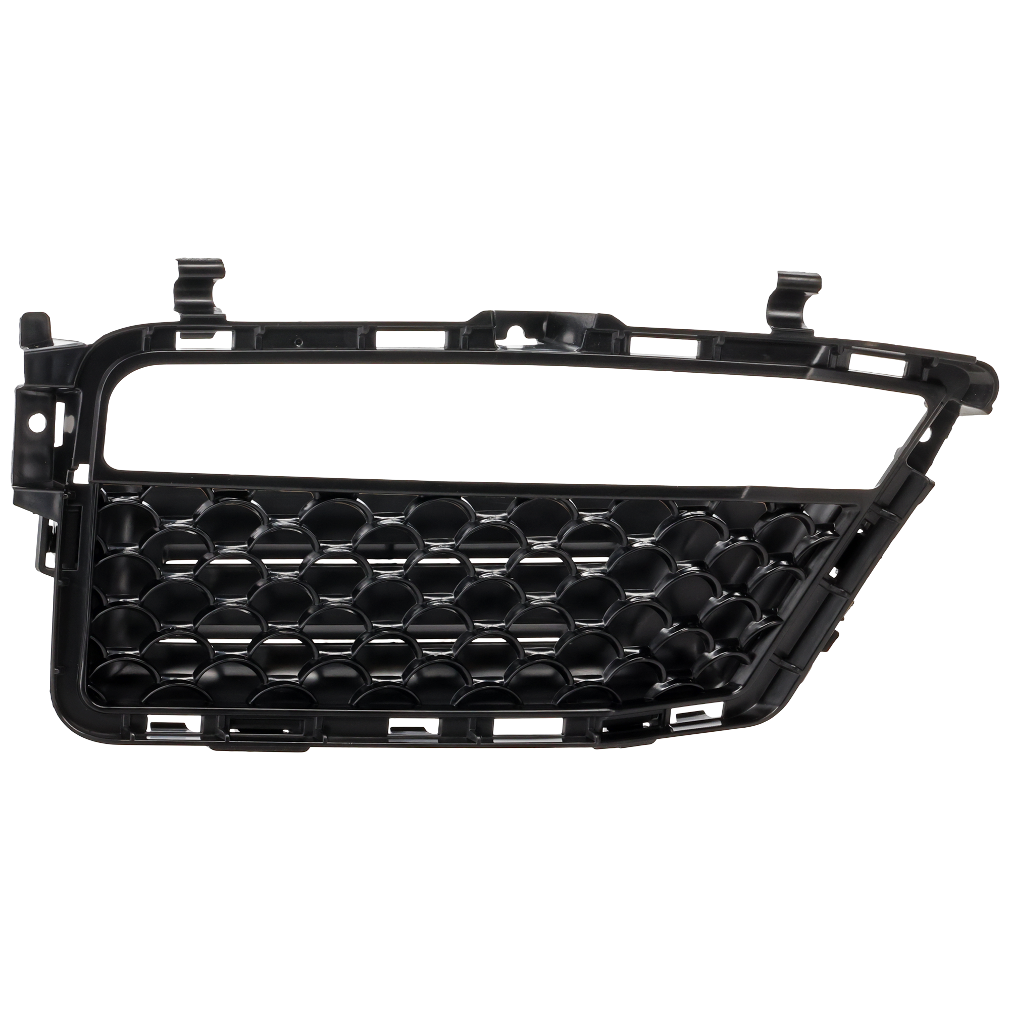 AM E63 AMG 10-13 FOG LAMP COVER RH Outer Black Sedan Wagon SKU REPM015503 Partslink MB1036115 OEM 2128850753