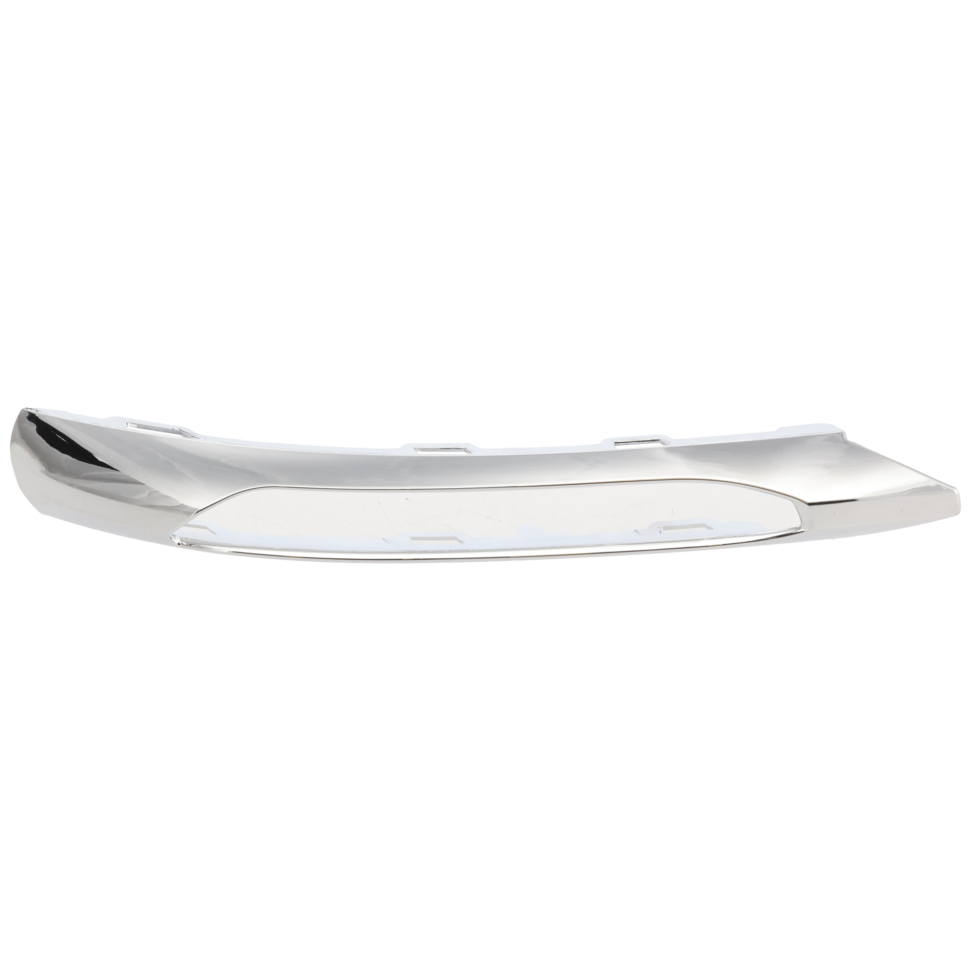 AM C CLASS 12-15 FRONT BUMPER MOLDING RH Chrome Plastic w AMG Pkg Coupe Sedan 12-14 SKU REPM015519 Partslink MB1033100 OEM 2048853074