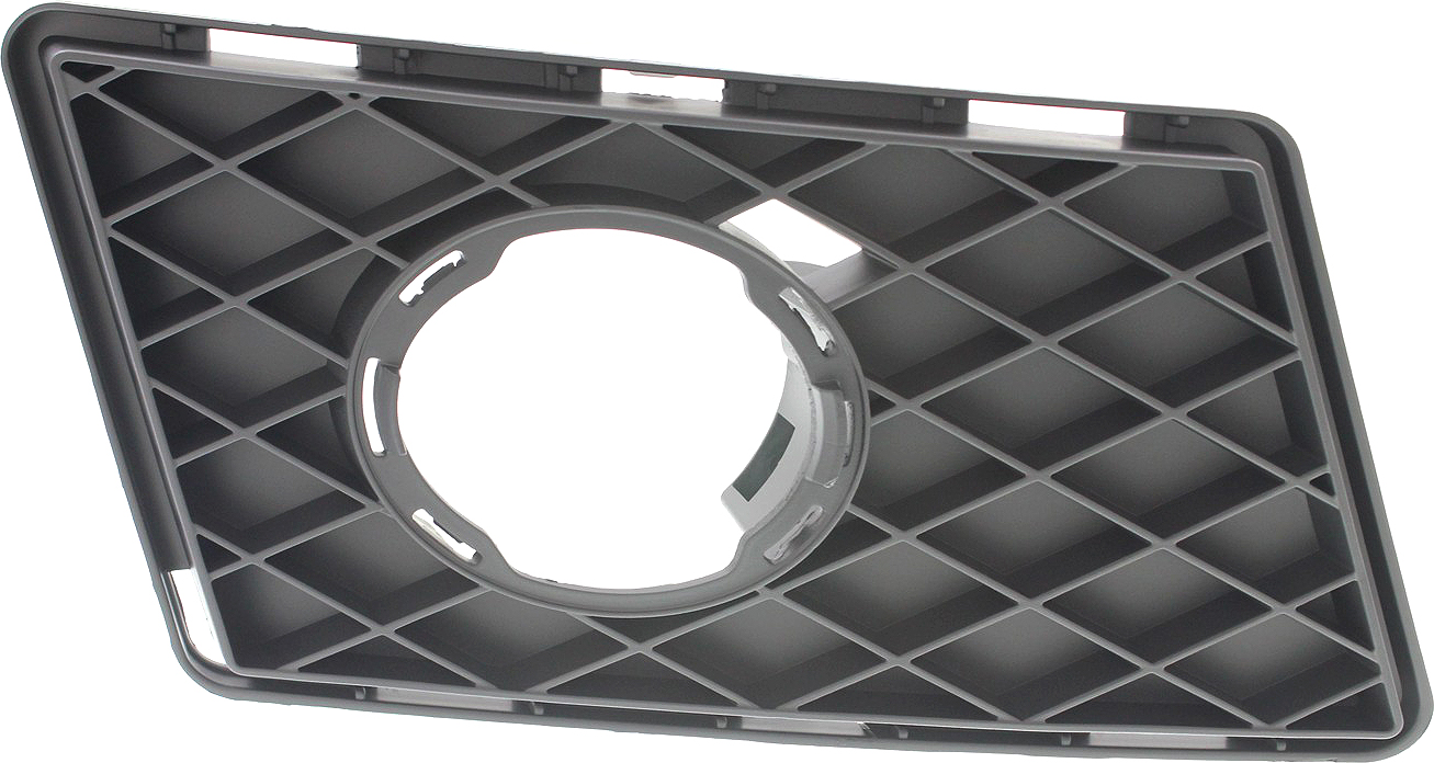 AM GLK CLASS 10-12 FRONT FOG LAMP MOLDING RH Primed w o Optical OffRoad and AMG Styl Pkg. Round type SKU REPM015527 Partslink MB1039129 OEM 2048853823
