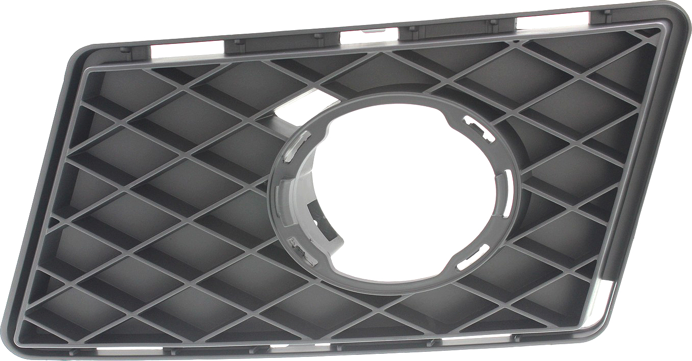 AM GLK CLASS 10-12 FRONT FOG LAMP MOLDING LH Primed w o Optical OffRoad and AMG Styl Pkg. Round type SKU REPM015528 Partslink MB1038129 OEM 2048853723