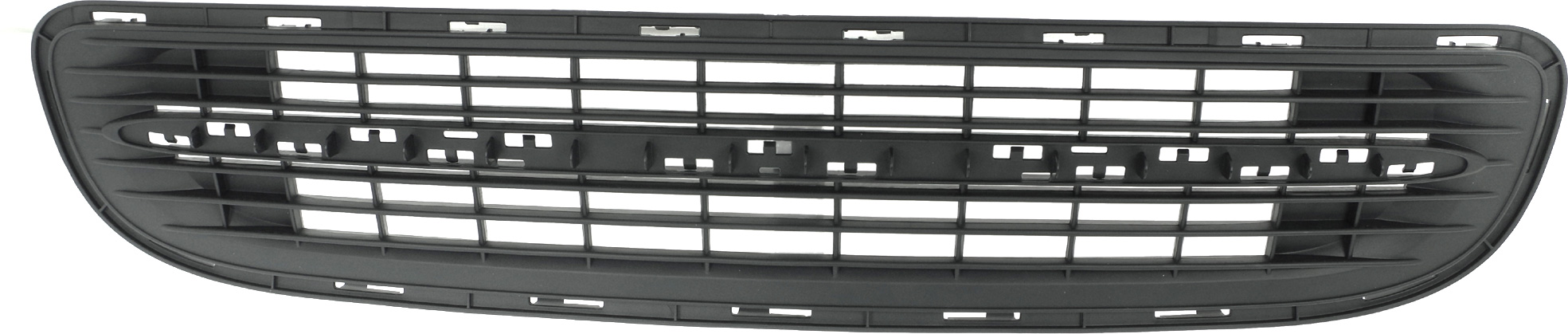 AM COOPER 11-15 FRONT BUMPER GRILLE Textured Base Model w o Chrome John Cooper Works Pkg SKU REPM0155333 Partslink MC1036100 OEM 51117250785