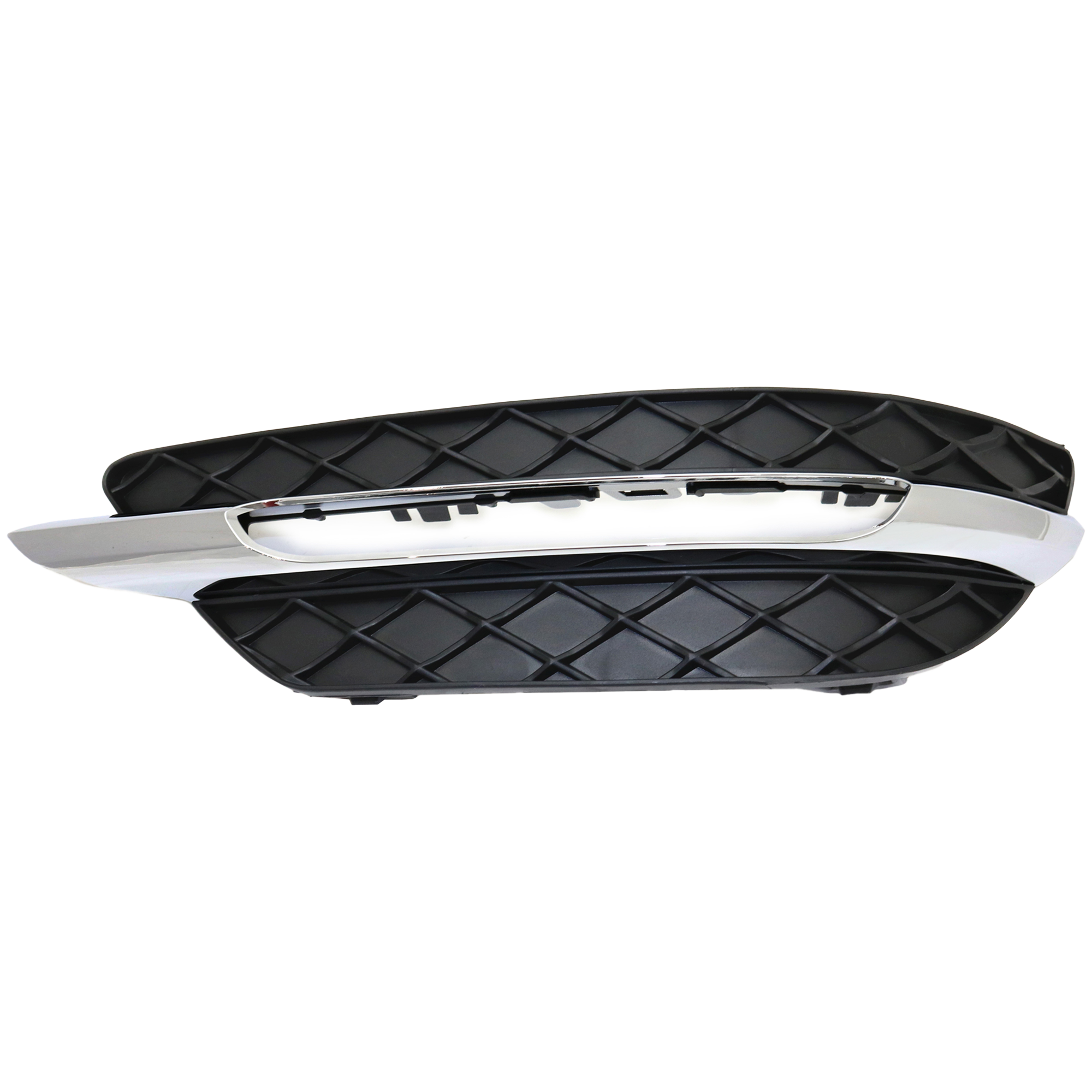 AM C CLASS 12-14 FRONT FOG LAMP MOLDING LH Primed �w Sport Package w o AMG Styling Sedan SKU REPM015542 Partslink MB1038117 OEM 2048803224