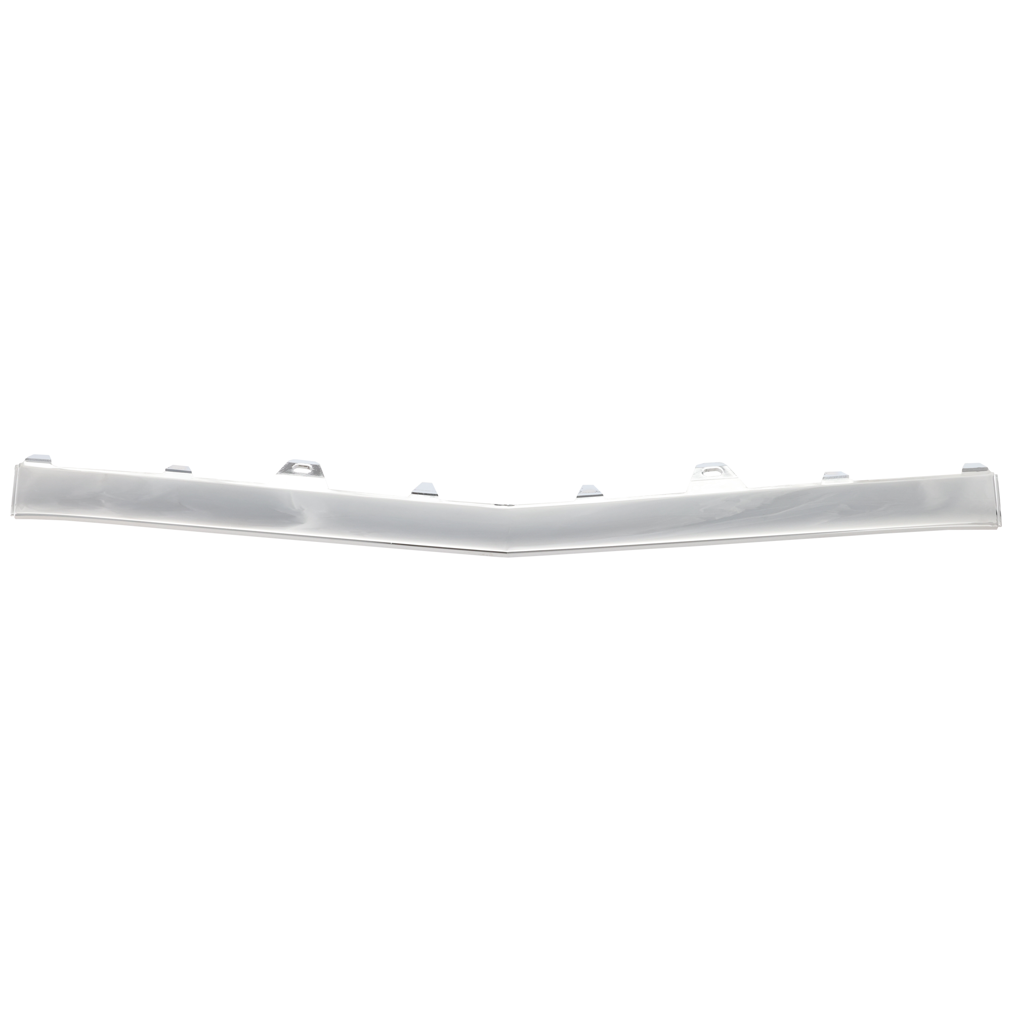 AM E CLASS 14-16 FRONT BUMPER MOLDING Center Chrome w AMG Styling Package Exc. E63 Sedan 2014 Wagon SKU REPM015920 Partslink MB1044120 OEM 2128852674