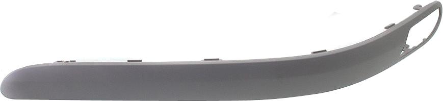 AM C CLASS 02-05 FRONT BUMPER MOLDING LH Black w o Parktroninc Coupe 203 Chassis SKU REPM016110 Partslink MB1058116 OEM 2038854721