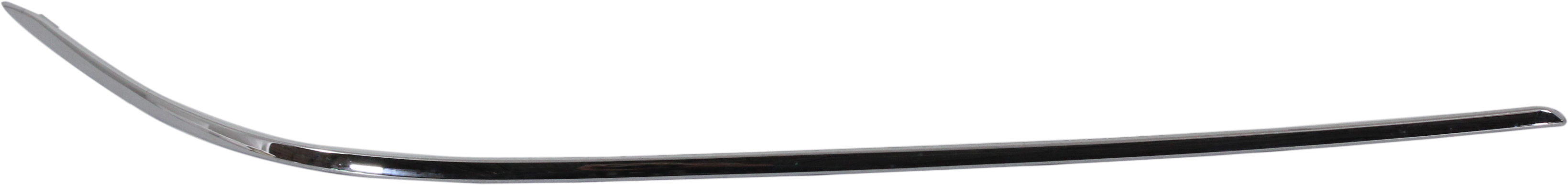 AM E CLASS 10-13 FRONT BUMPER MOLDING RH Outer Chrome w o AMG Styling Pkg. Sedan Wagon SKU REPM016117 Partslink MB1059119 OEM 2128850421