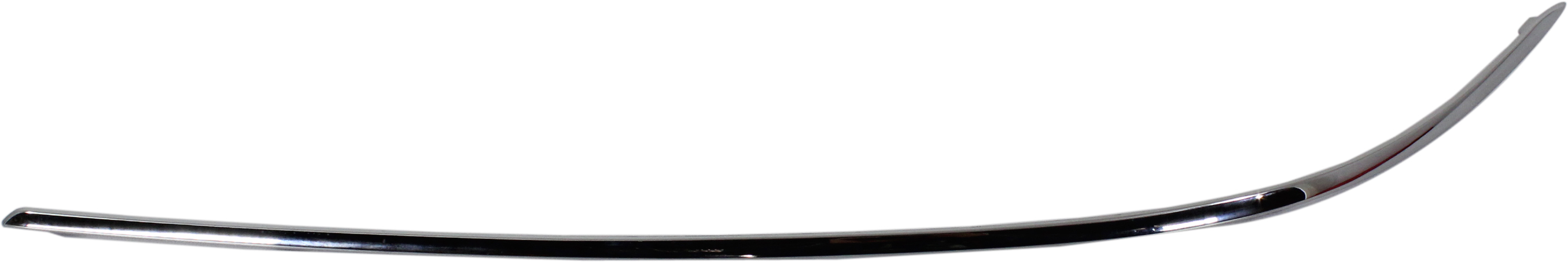 AM E CLASS 10-13 FRONT BUMPER MOLDING LH Outer Chrome w o AMG Styling Pkg. Sedan Wagon SKU REPM016118 Partslink MB1058119 OEM 2128850321