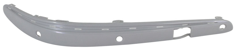 AM E CLASS 03-05 FRONT BUMPER MOLDING RH Primed w Parktronic w Sport Pkg. w o Chrome Molding Exc SKU REPM016121 Partslink MB1059108 OEM 2118801412 PFM