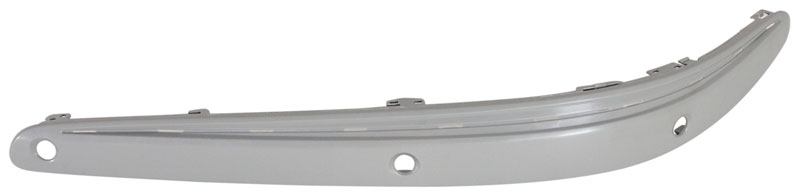 AM E CLASS 03-05 FRONT BUMPER MOLDING LH Primed w Parktronic w Sport Pkg. w o Chrome Molding Exc SKU REPM016122 Partslink MB1058108 OEM 2118850721 PFM