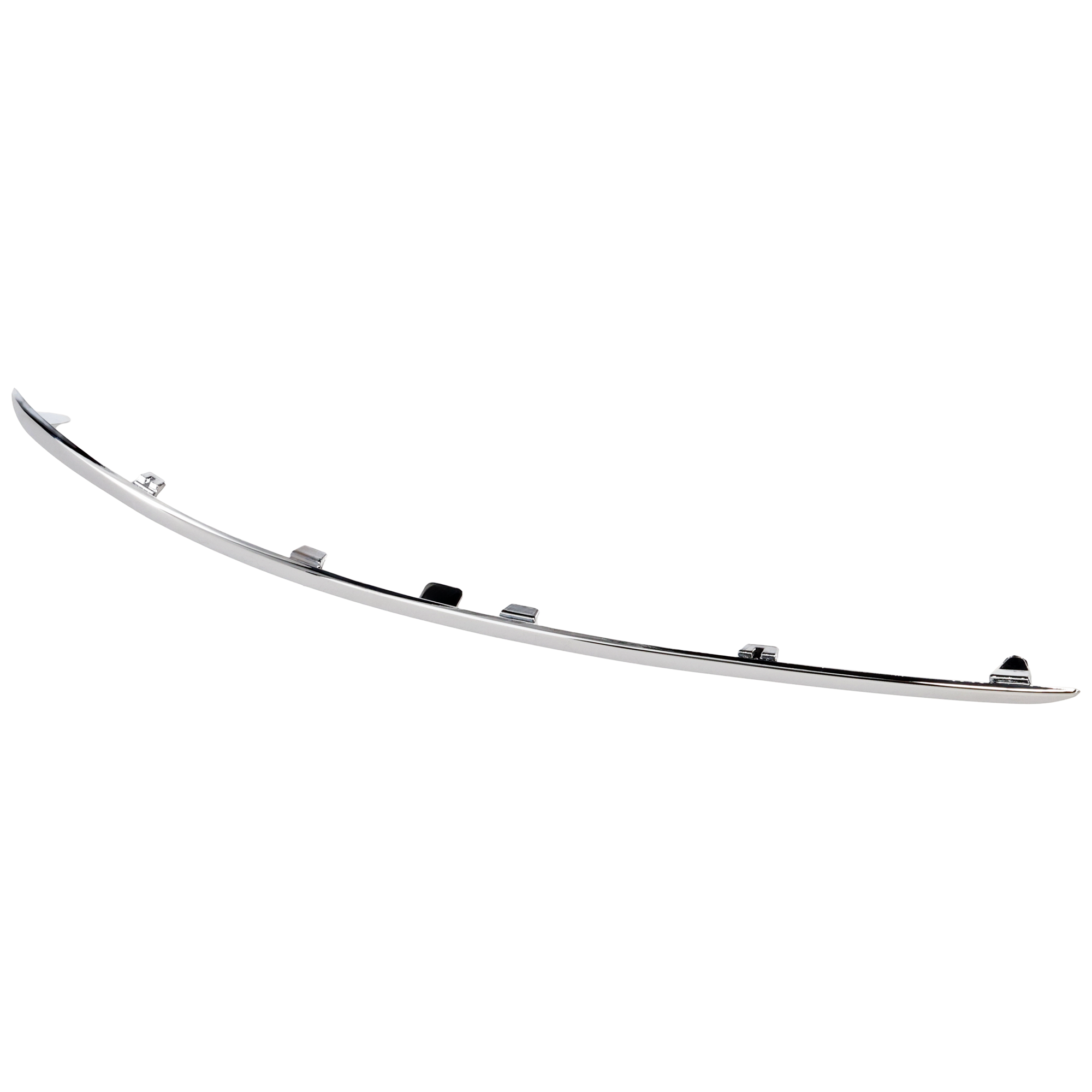 AM C CLASS 08-11 FRONT BUMPER MOLDING LH w o AMG Styling Pkg SKU REPM016126 Partslink MB1046110 OEM 2048850721