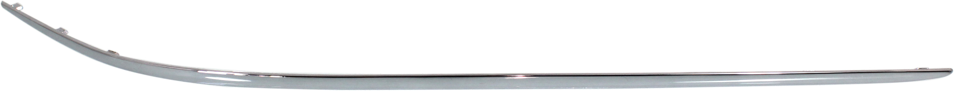 AM CLK CLASS 03-05 C55 AMG 05-06 FRONT BUMPER MOLDING LH Impact Strip Outer Chrome SKU REPM016132 Partslink MB1046112 OEM 2098850321