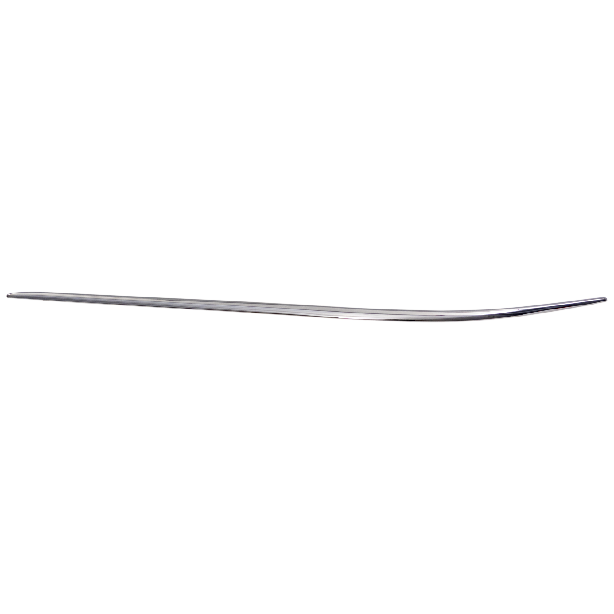 AM CLK CLASS 06-09 FRONT BUMPER MOLDING LH Chrome SKU REPM016134 Partslink MB1046113 OEM 2098850921
