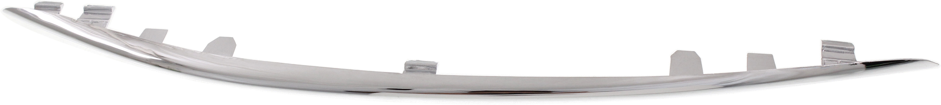 AM C300-15-18 FRONT BUMPER MOLDING RH Lower Chrome w o AMG Styling Package and Luxury Package Sedan SKU REPM016149 Partslink MB1047130 OEM 2058851274