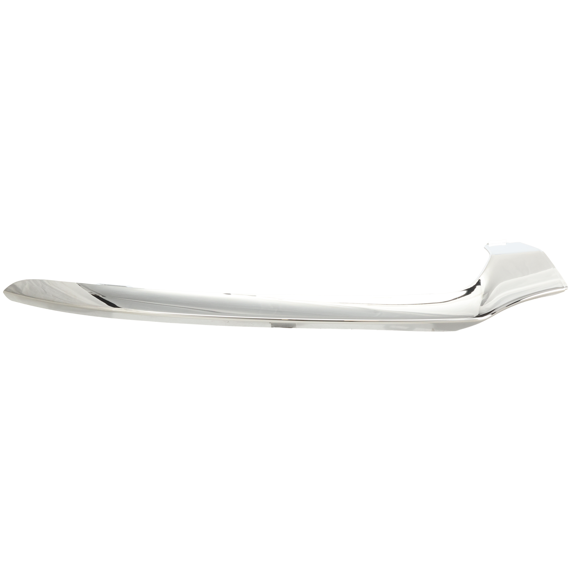 AM C300 C400-15-18 FRONT BUMPER MOLDING RH Chrome w AMG Styling Package w o Night Package Conv Cpe Sdn SKU REPM016155 Partslink MB1047121 OEM 2058851474