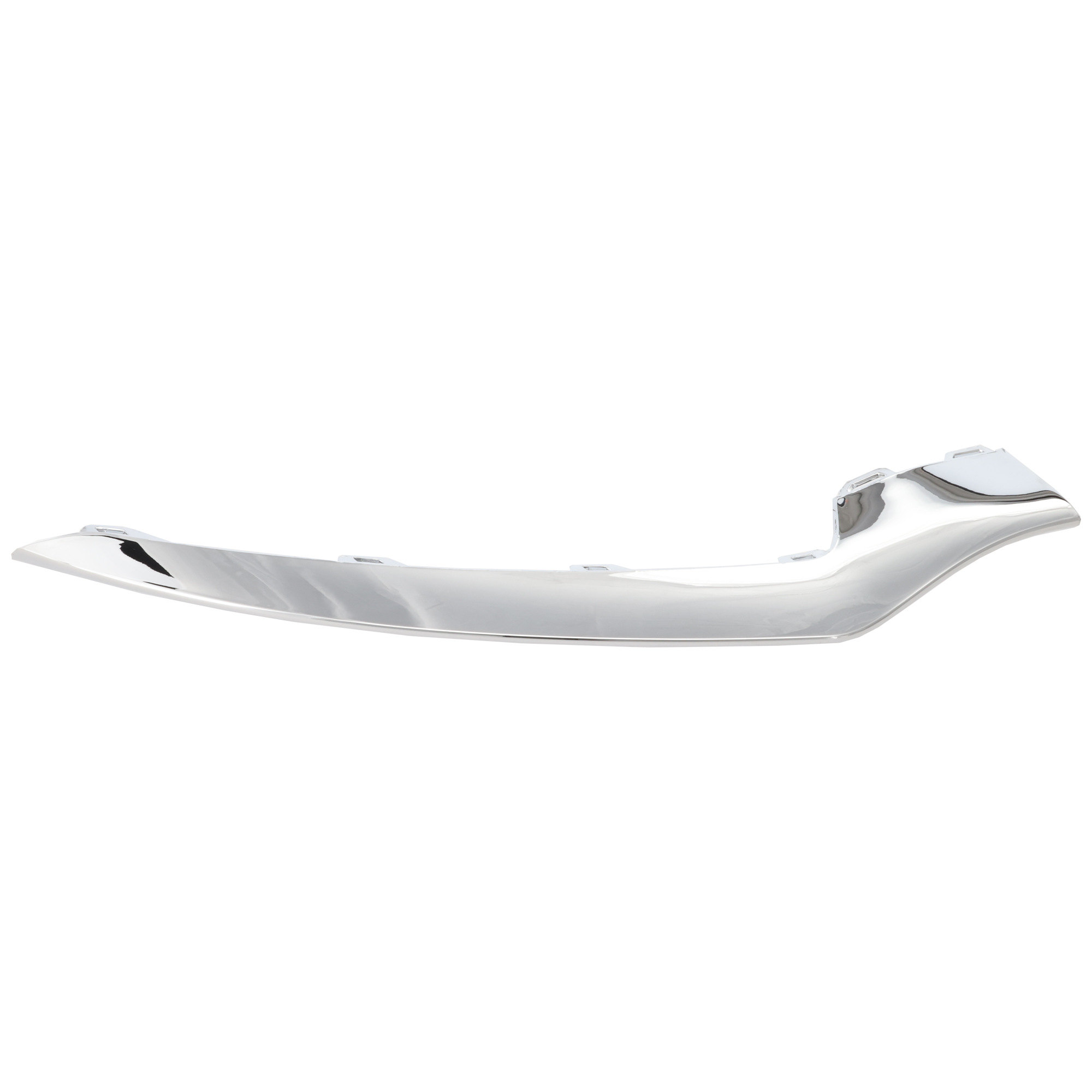 AM E CLASS 14-17 FRONT BUMPER MOLDING RH Chrome w AMG Styling Package w o Night Package Convertible Coupe SKU REPM016157 Partslink MB1047131 OEM 2078850874