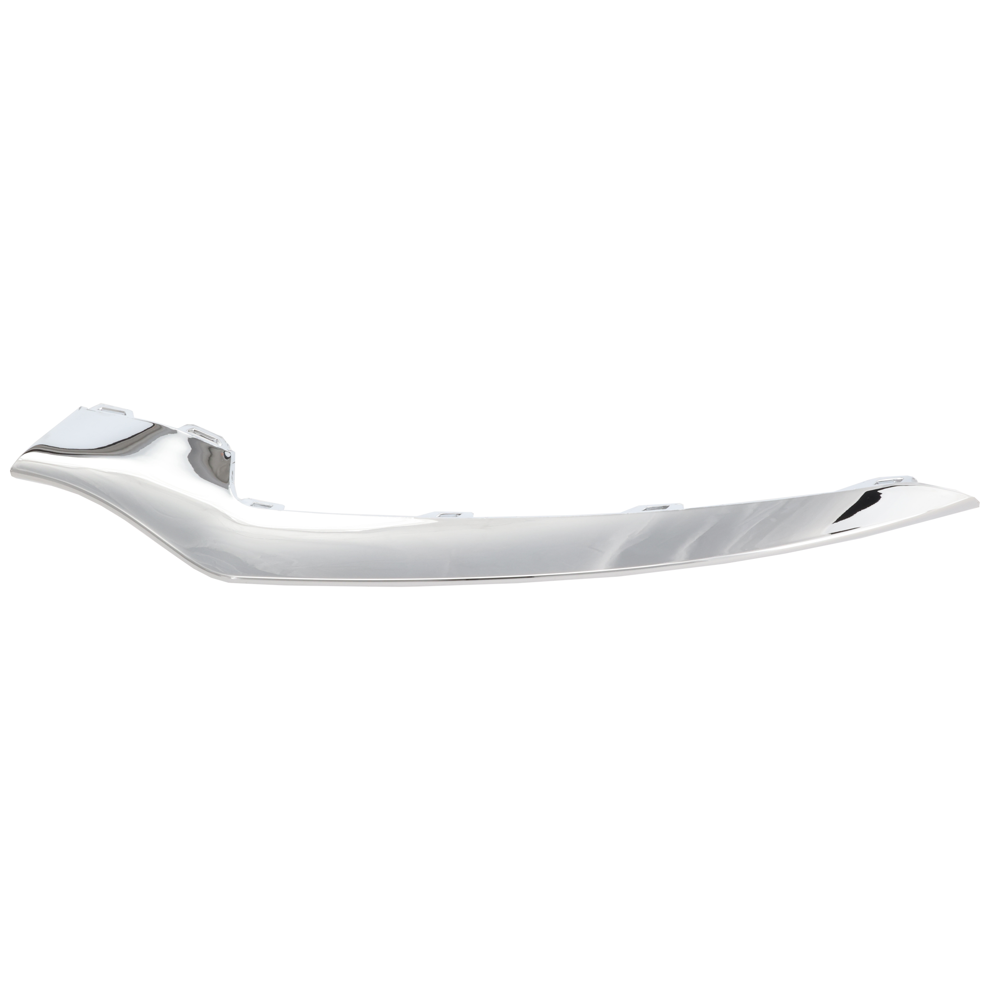AM E CLASS 14-17 FRONT BUMPER MOLDING LH Chrome w AMG Styling Package w o Night Package Convertible Coupe SKU REPM016158 Partslink MB1046131 OEM 2078850774