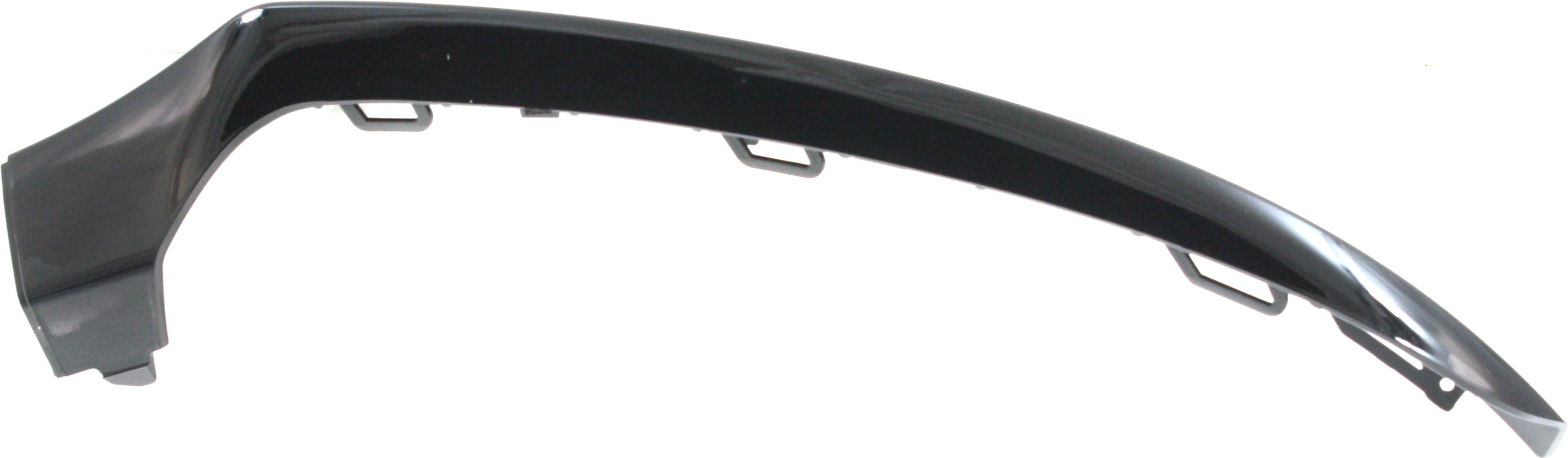 AM C CLASS 15-18 FRONT BUMPER MOLDING RH Primed w AMG Styling Package and Night Package Exc. C63 C350 Cnv Cpe Sdn SKU REPM016161 Partslink MB1047133 OEM 2058852600