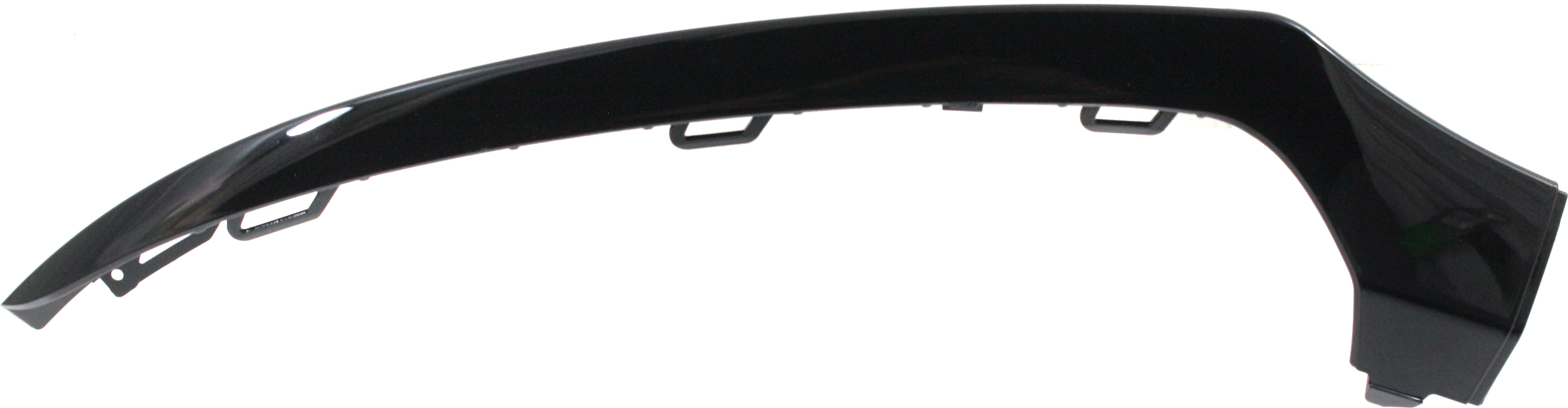 AM C CLASS 15-18 FRONT BUMPER MOLDING LH Primed w AMG Styling Package and Night Package Exc. C63 C350 Cnv Cpe Sdn SKU REPM016162 Partslink MB1046133 OEM 2058852500