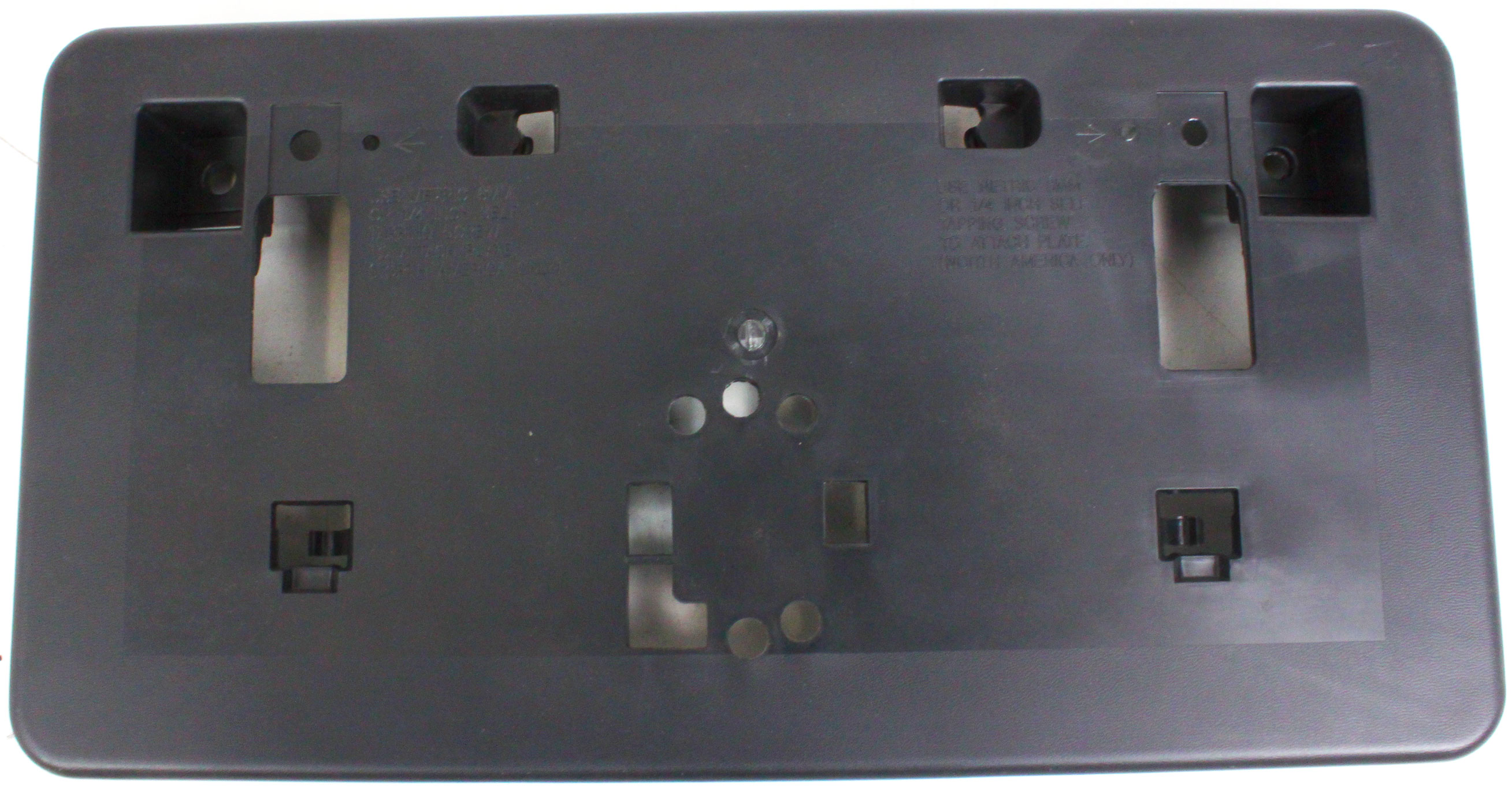AM MAZDA 3-07-09 FRONT LICENSE PLATE BRACKET Holder Partial Primed Sedan SKU REPM017302 Partslink MA1068103 OEM BAN650170A