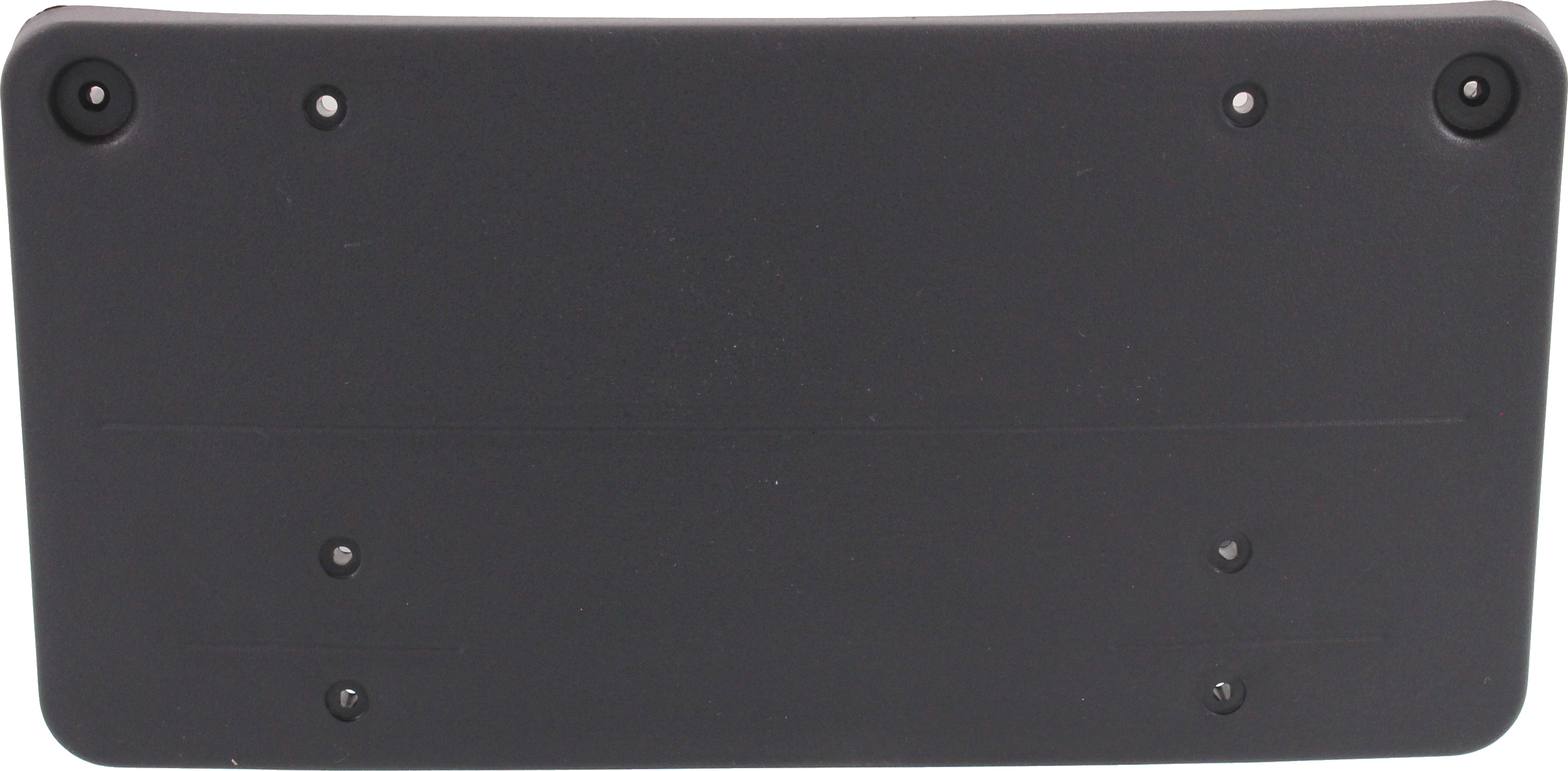 AM C CLASS 08-11 FRONT LICENSE PLATE BRACKET Textured Black w o AMG Pkg Exc. C63 Model SKU REPM017310 Partslink MB1068109 OEM 2048170178